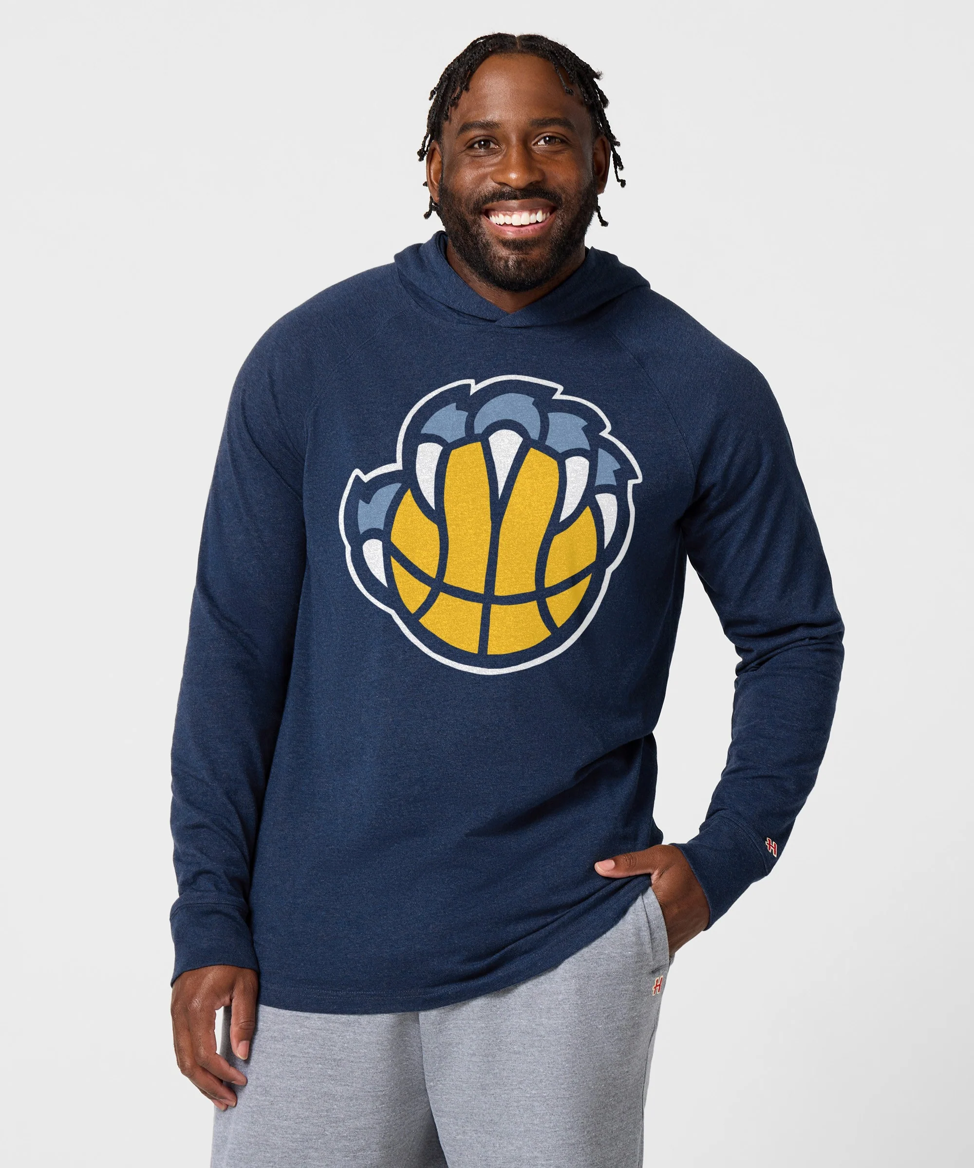 Memphis Grizzlies Alt Logo Lightweight Hoodie - Image 3