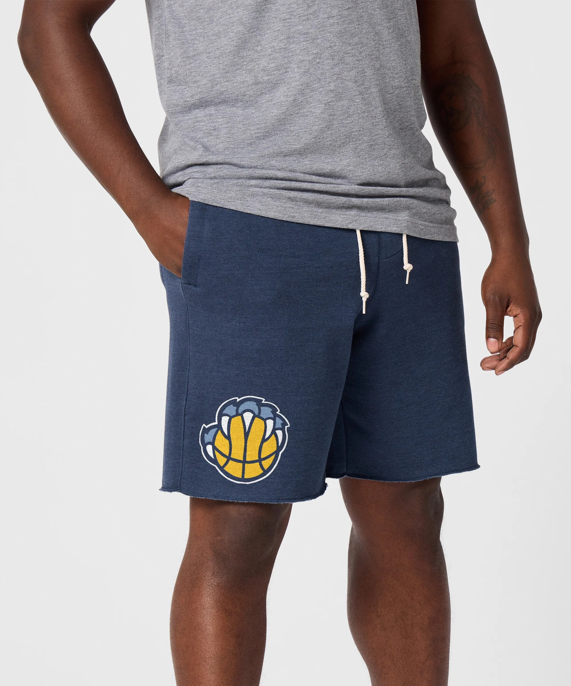 Memphis Grizzlies Alt Logo Sweat Shorts - Image 3