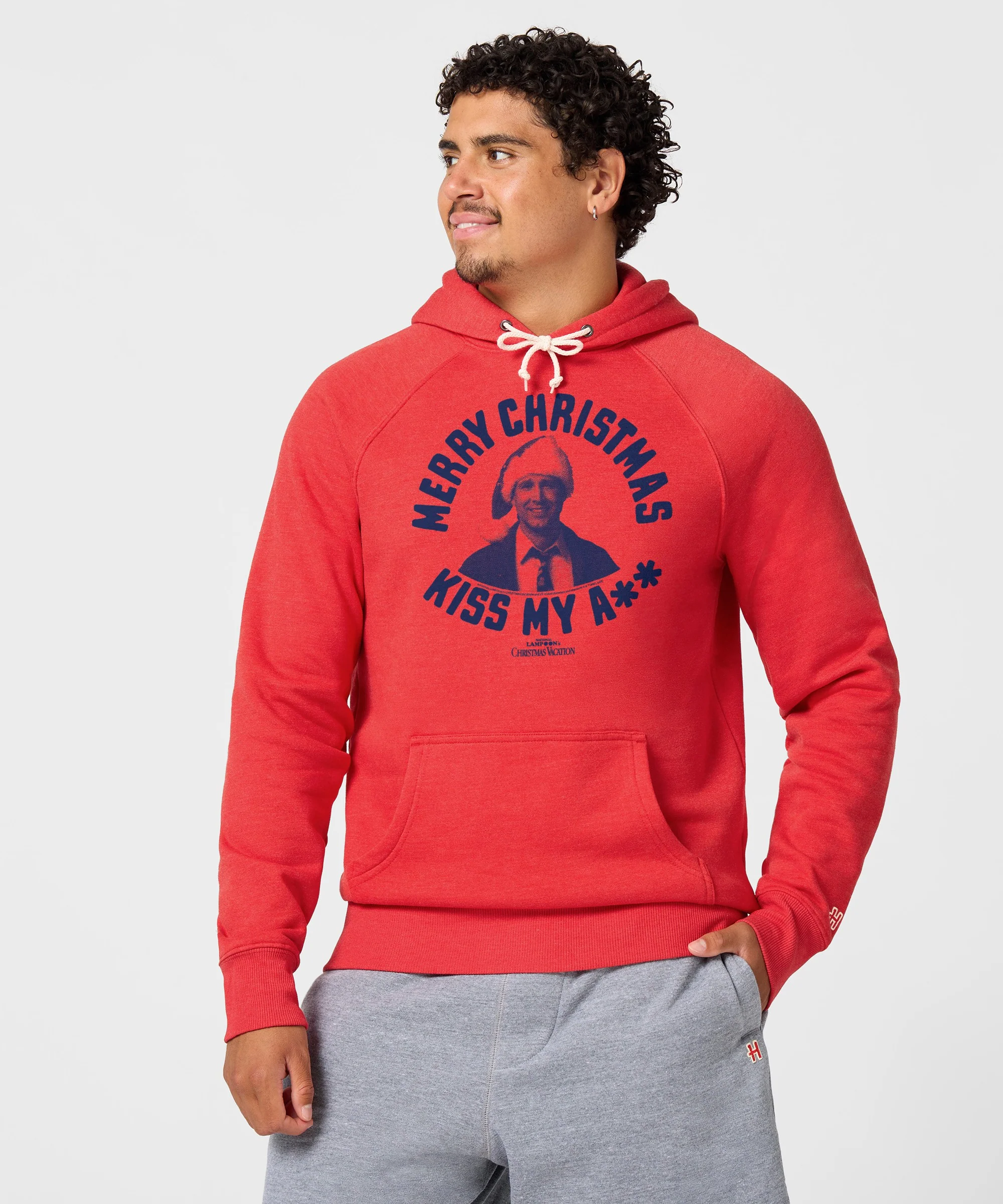 Merry Christmas Kiss My Ass Hoodie - Image 3