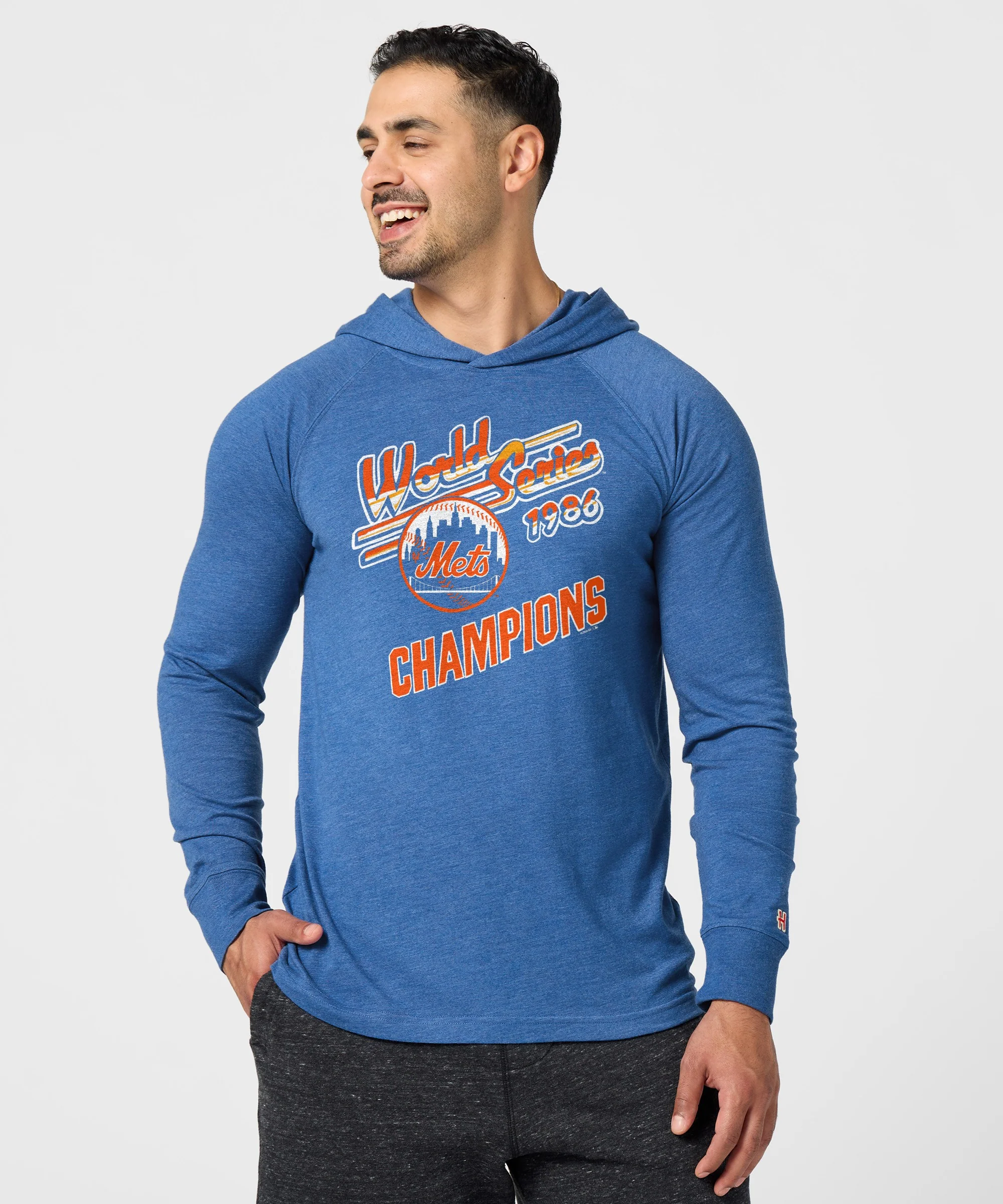Mets World Series Champs 1986 Lightweight Hoodie - Image 3