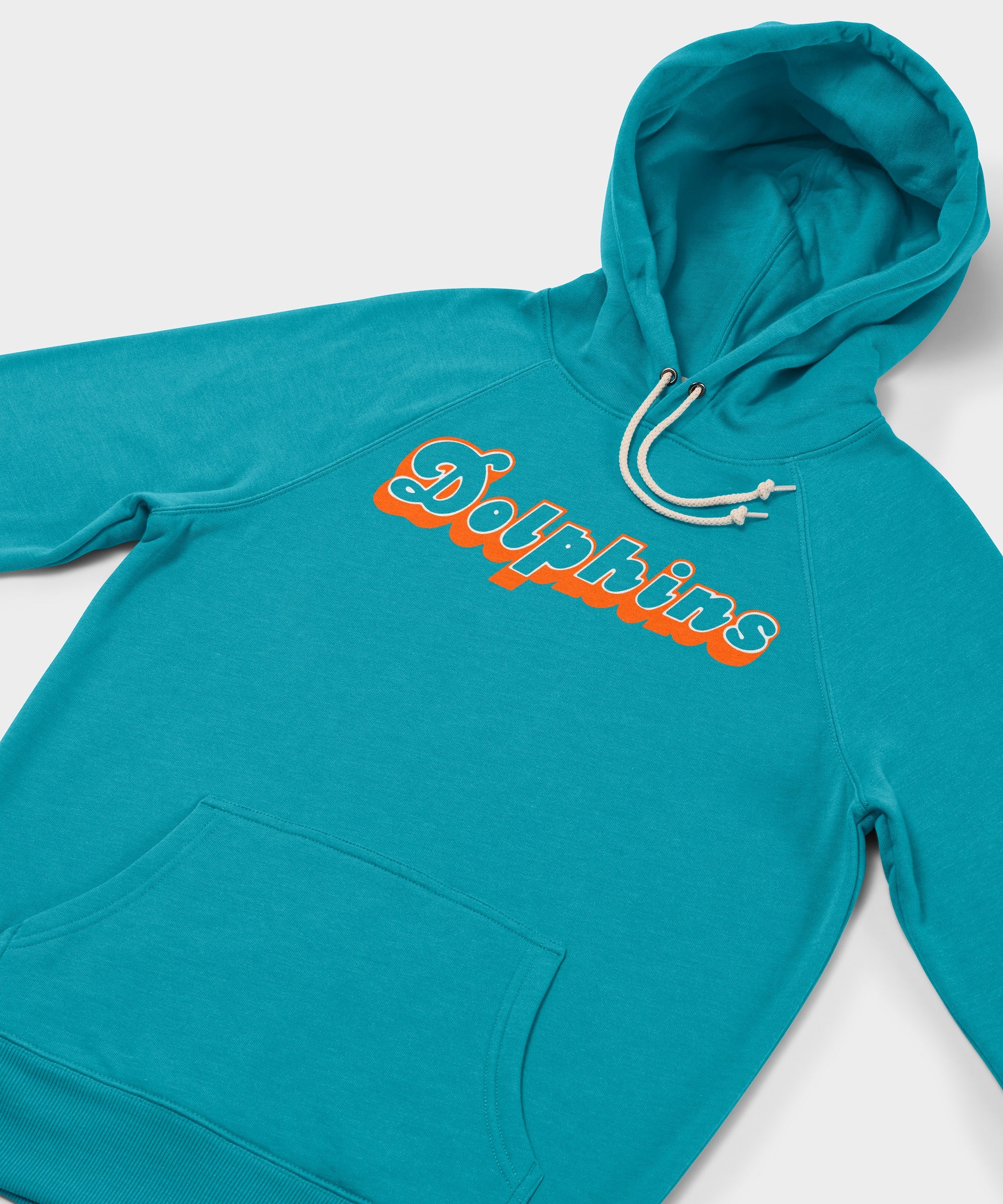 Miami Dolphins Wordmark '80 Hoodie - Image 2