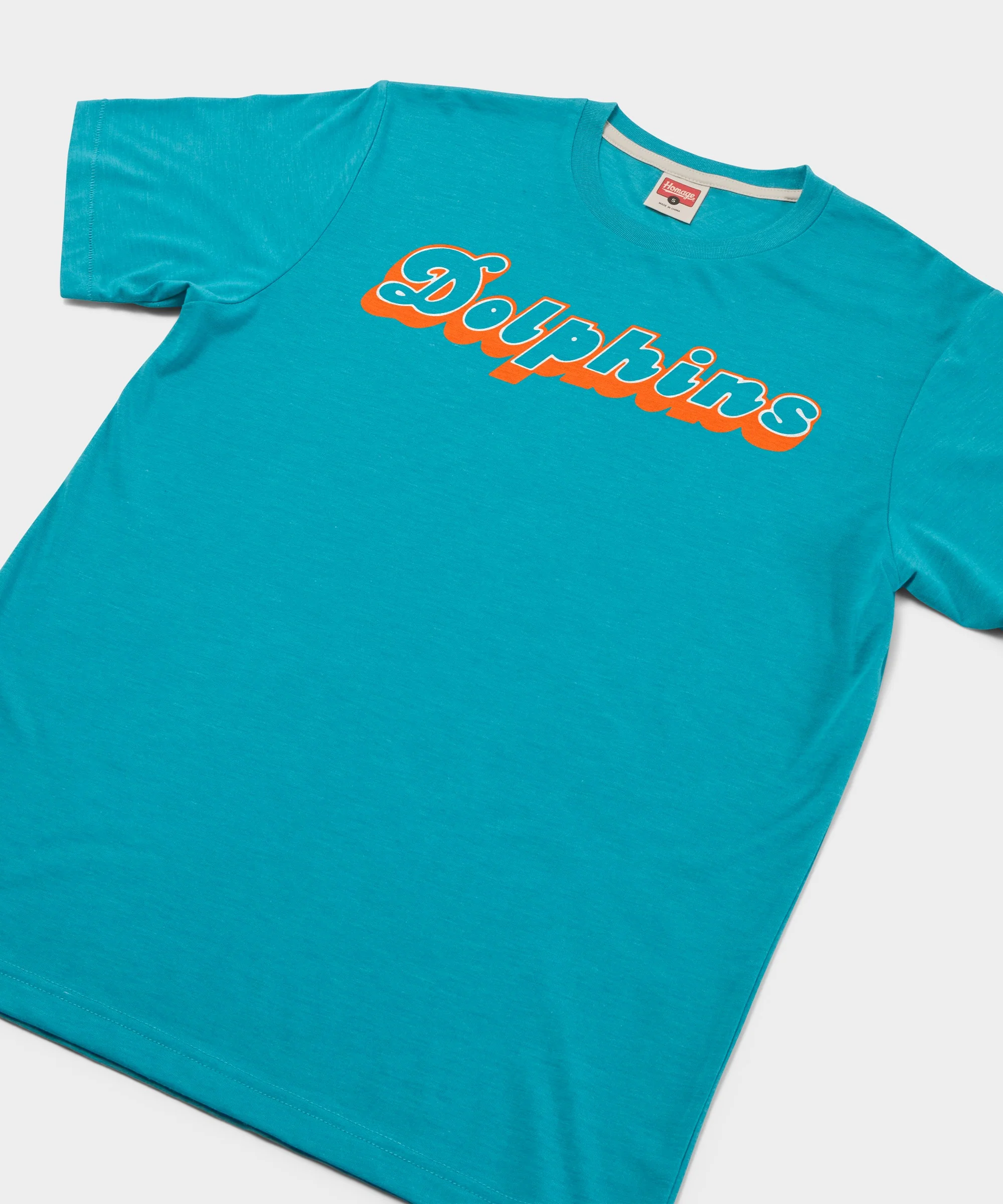 Miami Dolphins Wordmark '80 T-Shirt - Image 2
