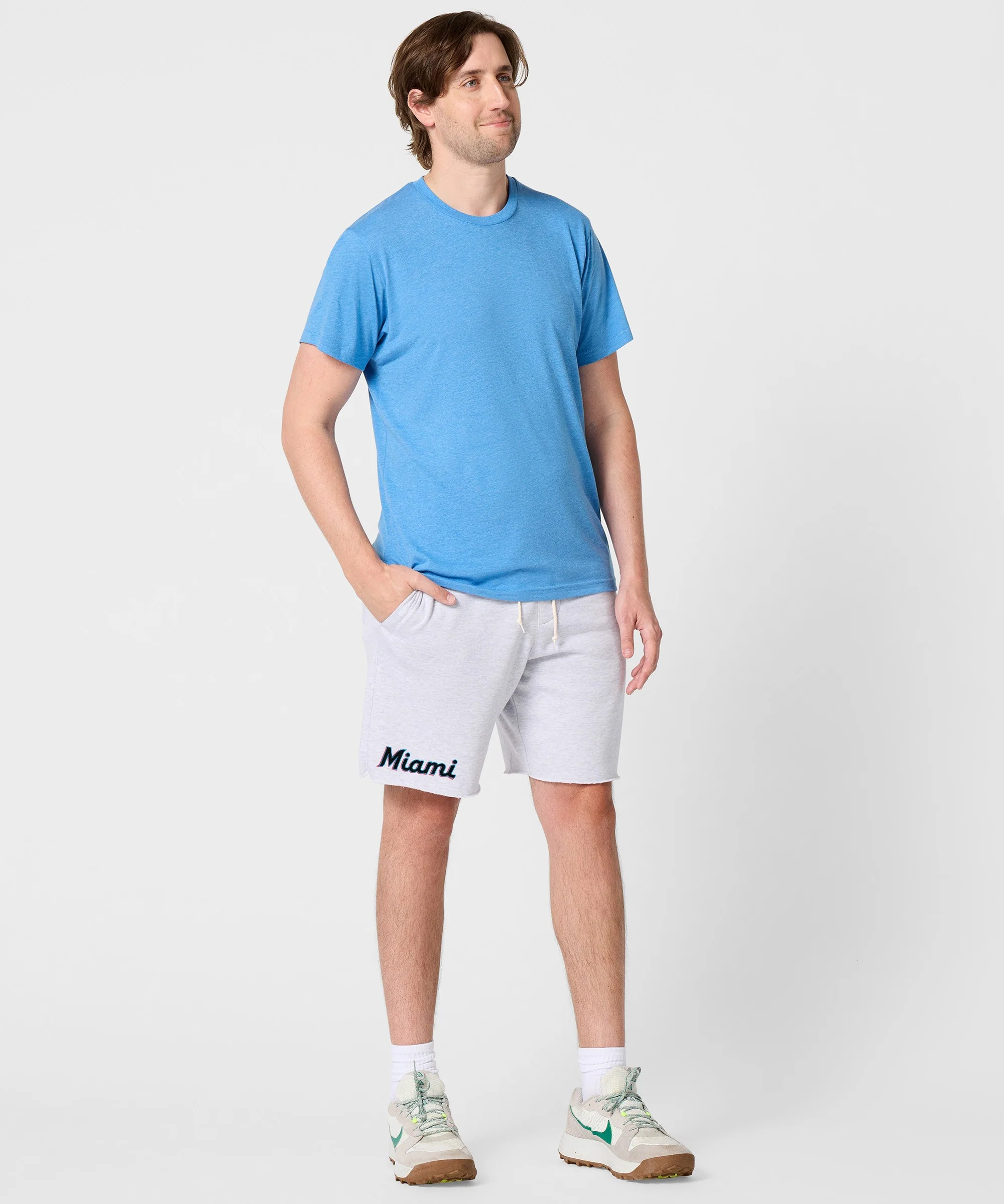 Miami Marlins Jersey Logo '19 Sweat Shorts - Image 5