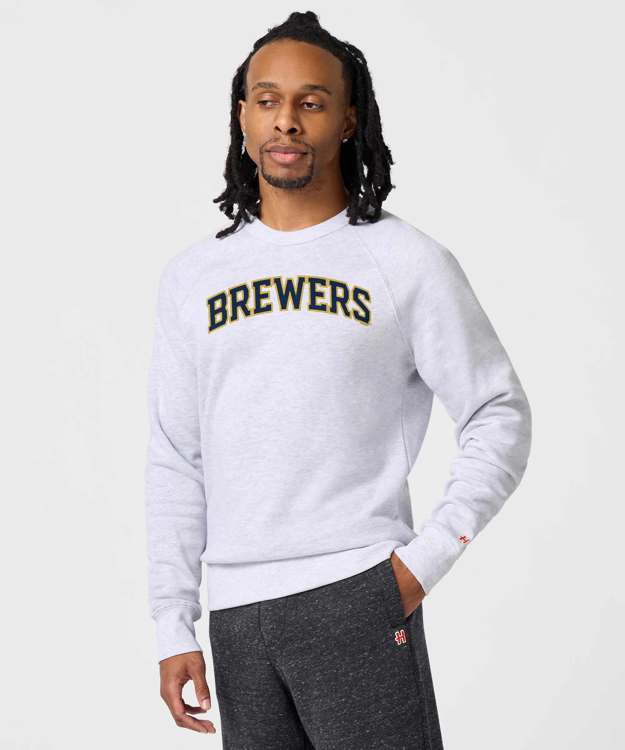 Milwaukee Brewers Jersey Logo '20 Crewneck - Image 3