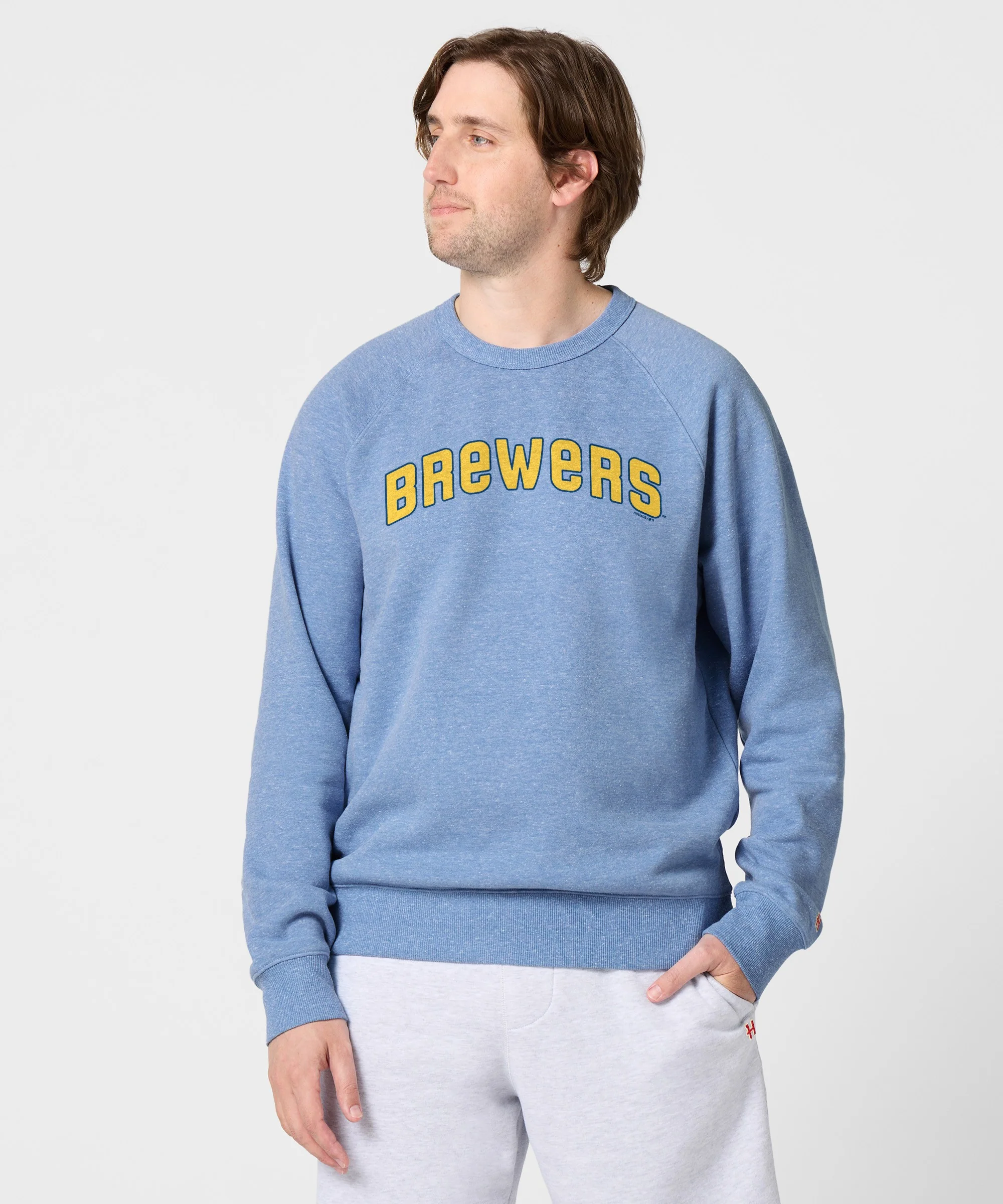 Milwaukee Brewers Jersey Logo '70 Crewneck - Image 3