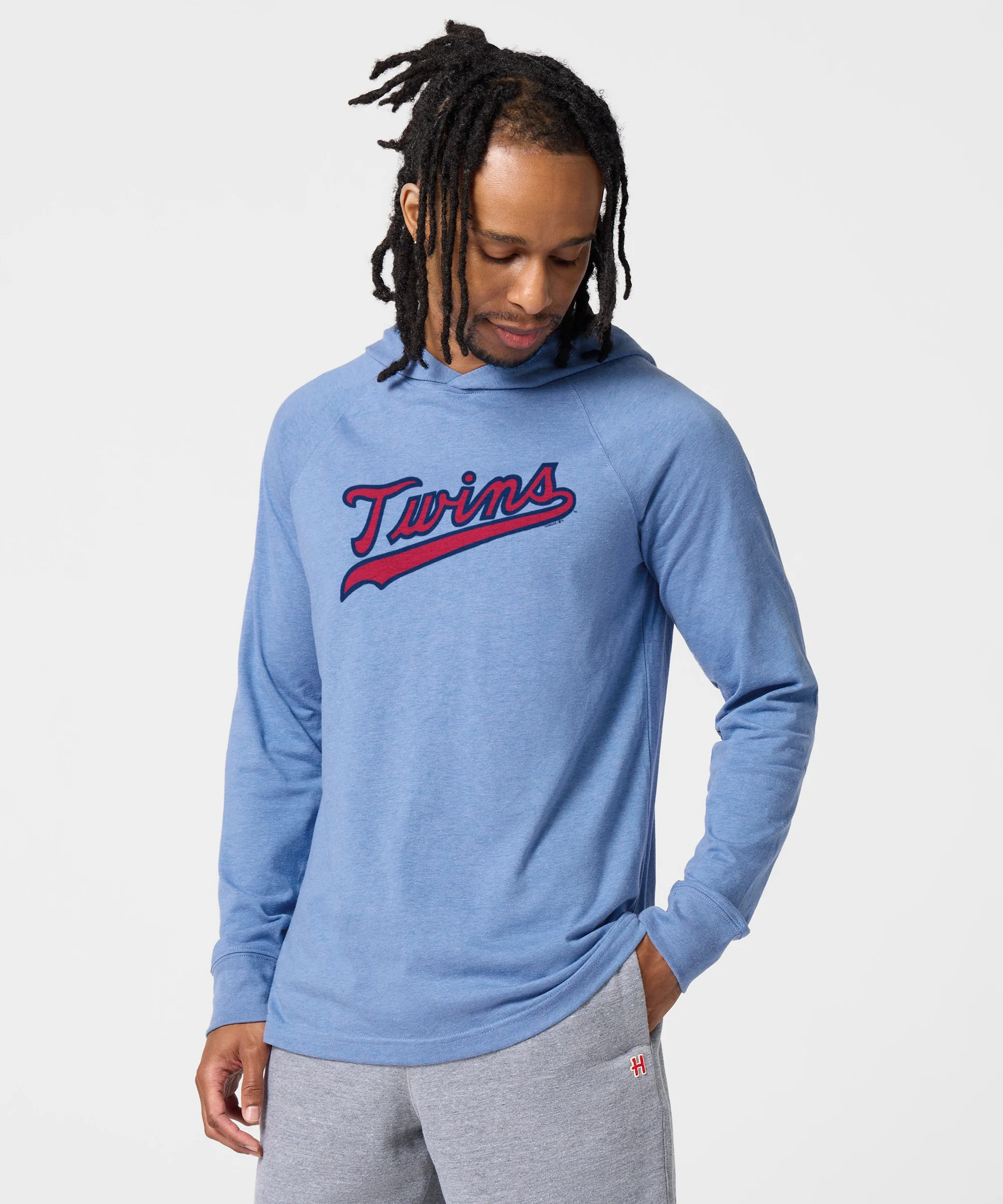 Minnesota Twins Jersey Logo '20 Lightweight Hoodie - Image 3