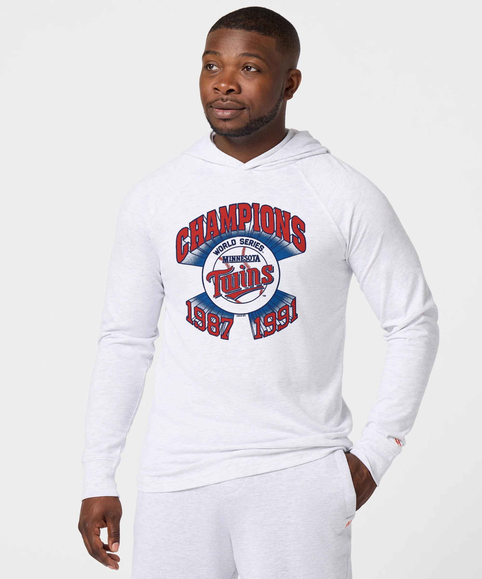 Minnesota Twins World Series Champs Lightweight Hoodie - Image 3