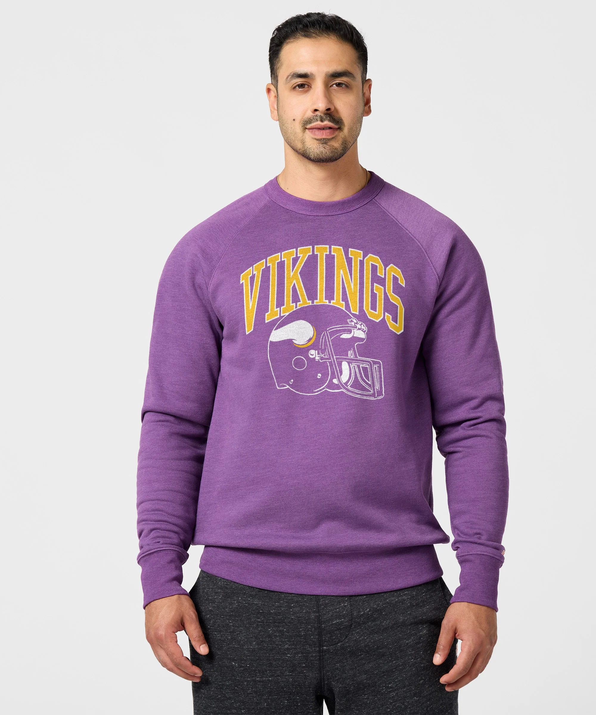 Minnesota Vikings Helmet Crewneck - Image 3