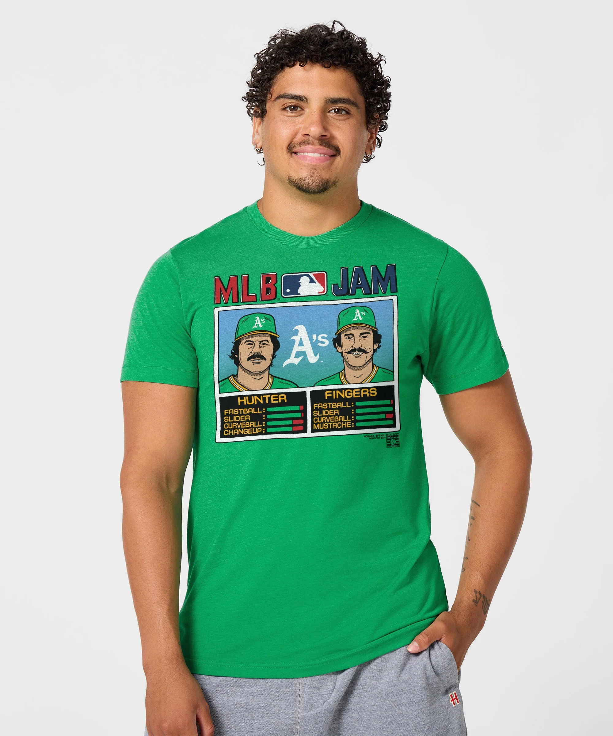 MLB Jam Athletics Hunter and Fingers - Image 3