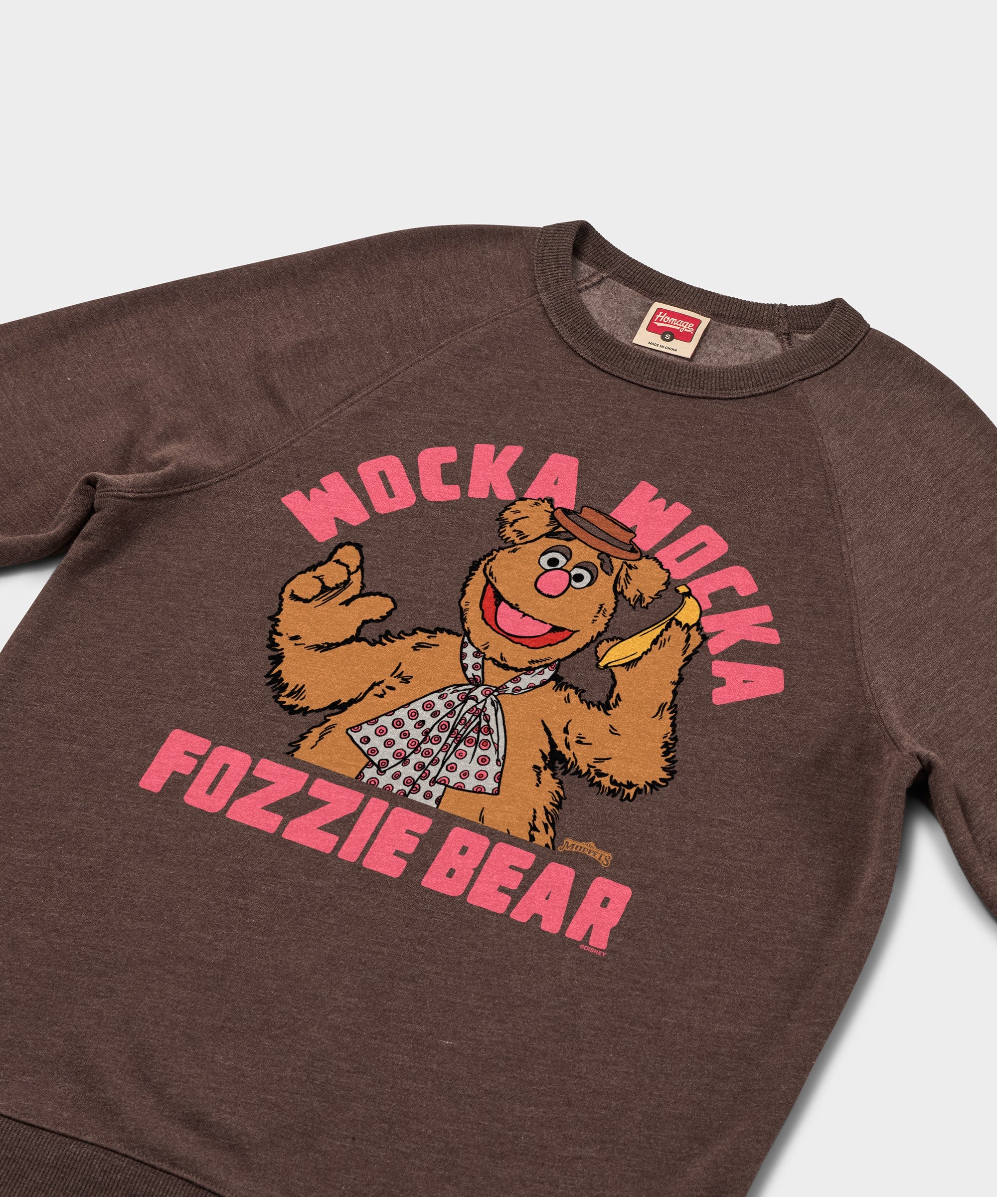 Muppets Fozzie Bear Wocka Wocka Crewneck - Image 2