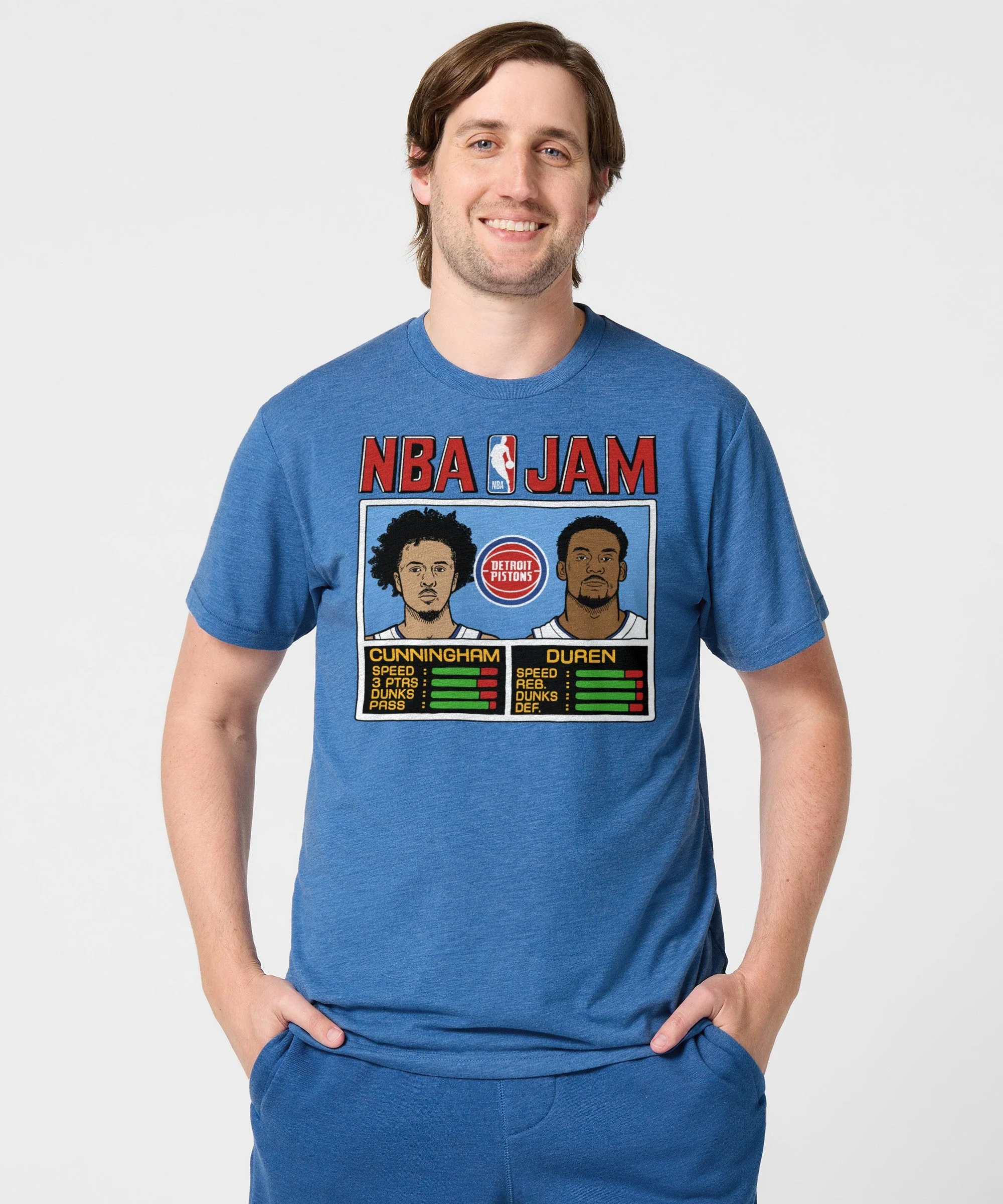 NBA Jam Pistons Cunningham And Duren - Image 3