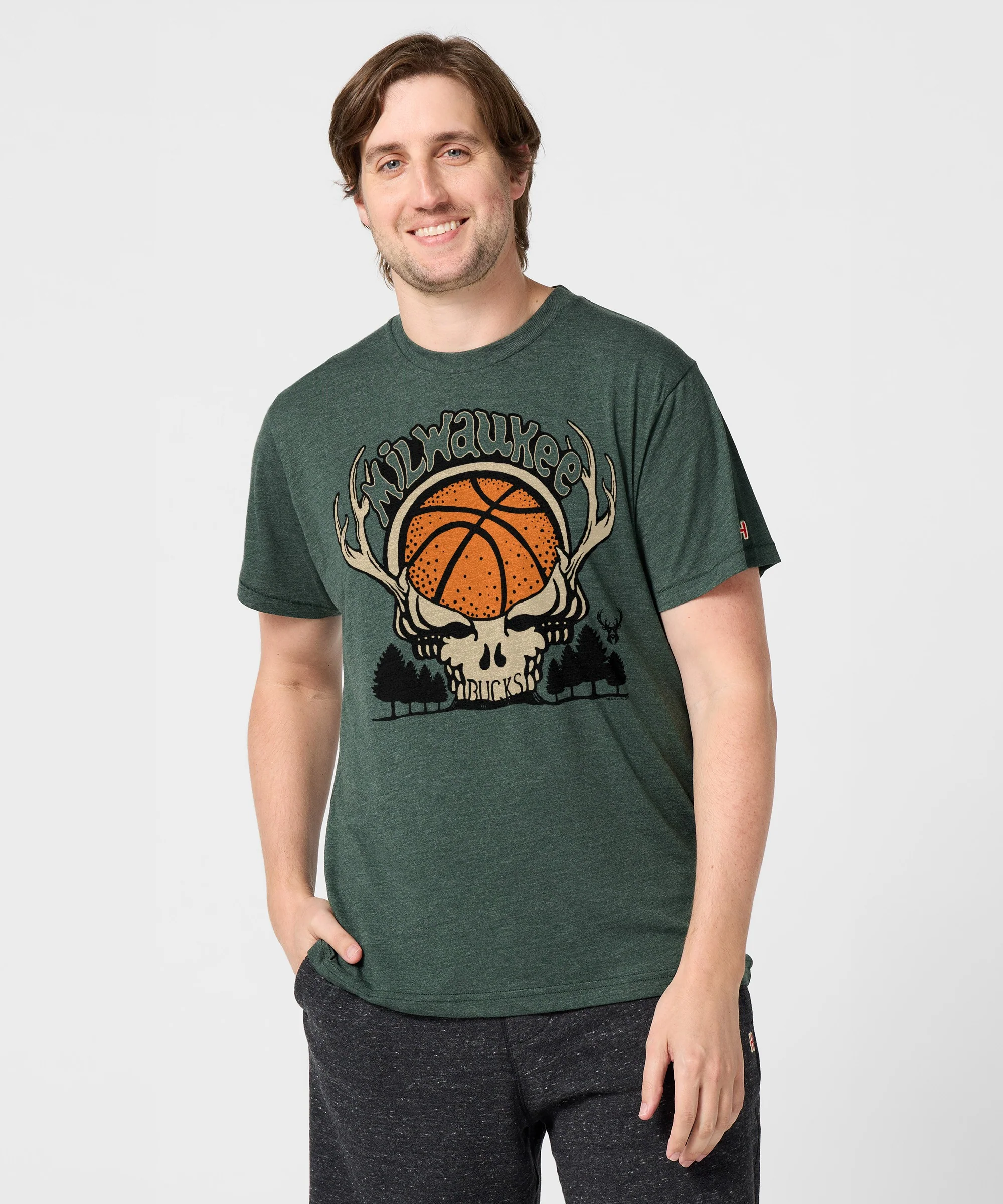 NBA x Grateful Dead x Bucks Skull - Image 3