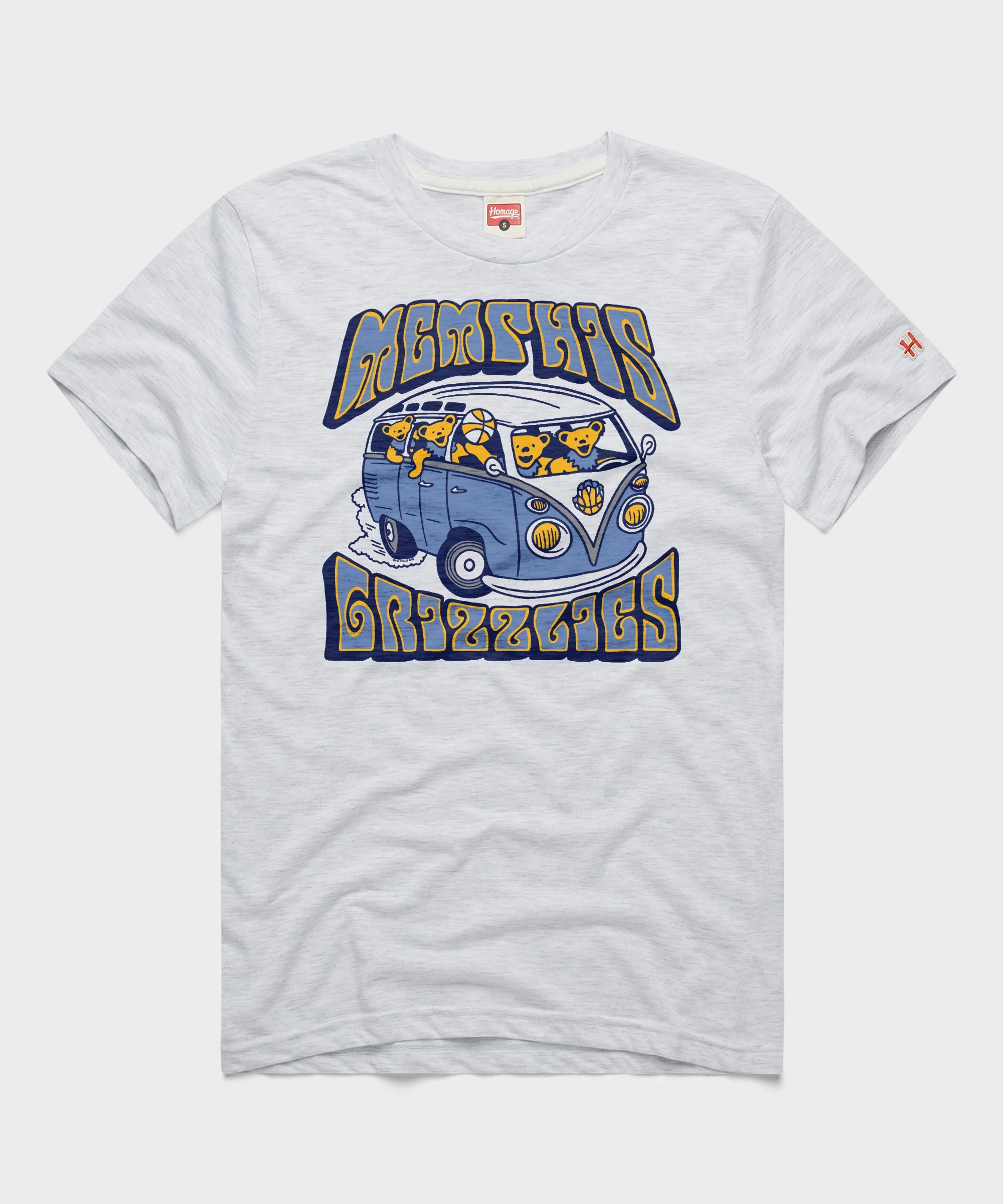 NBA x Grateful Dead x Grizzlies Bears And Bus