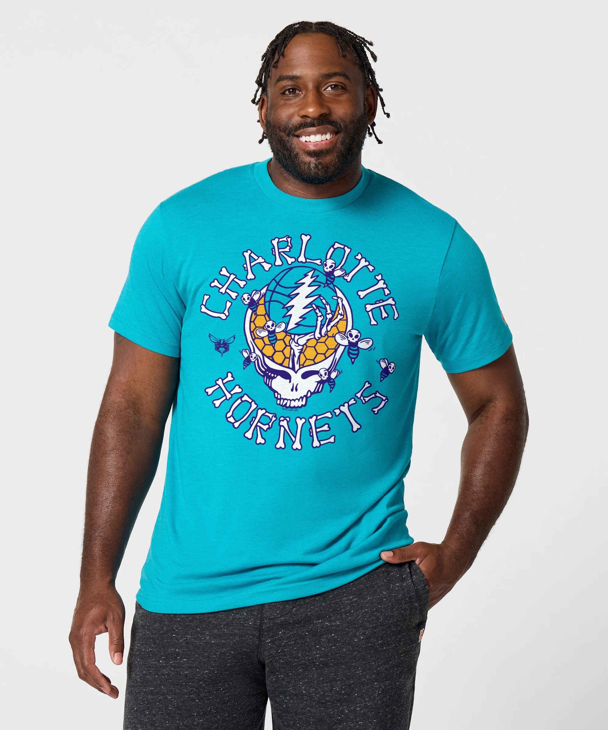 NBA x Grateful Dead x Hornets Skull - Image 3