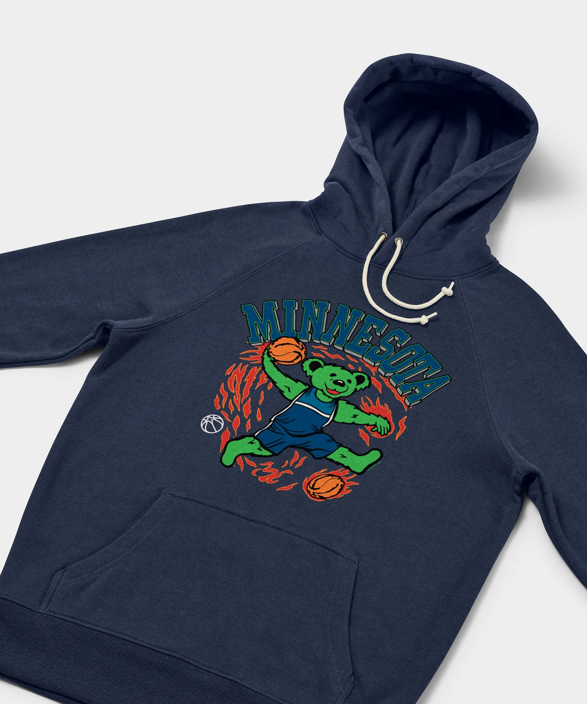NBA x Grateful Dead x Timberwolves Hoodie - Image 2