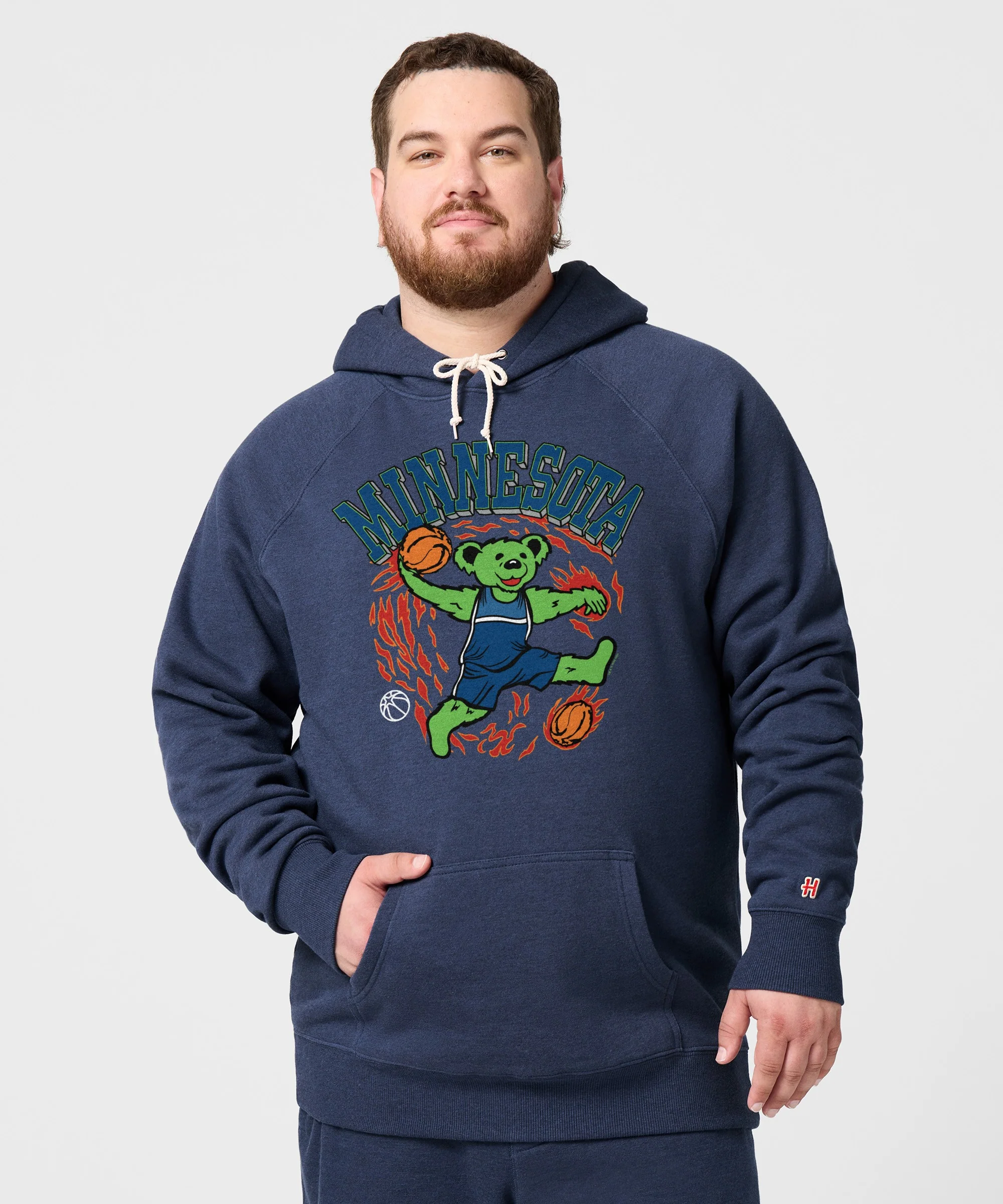 NBA x Grateful Dead x Timberwolves Hoodie - Image 3