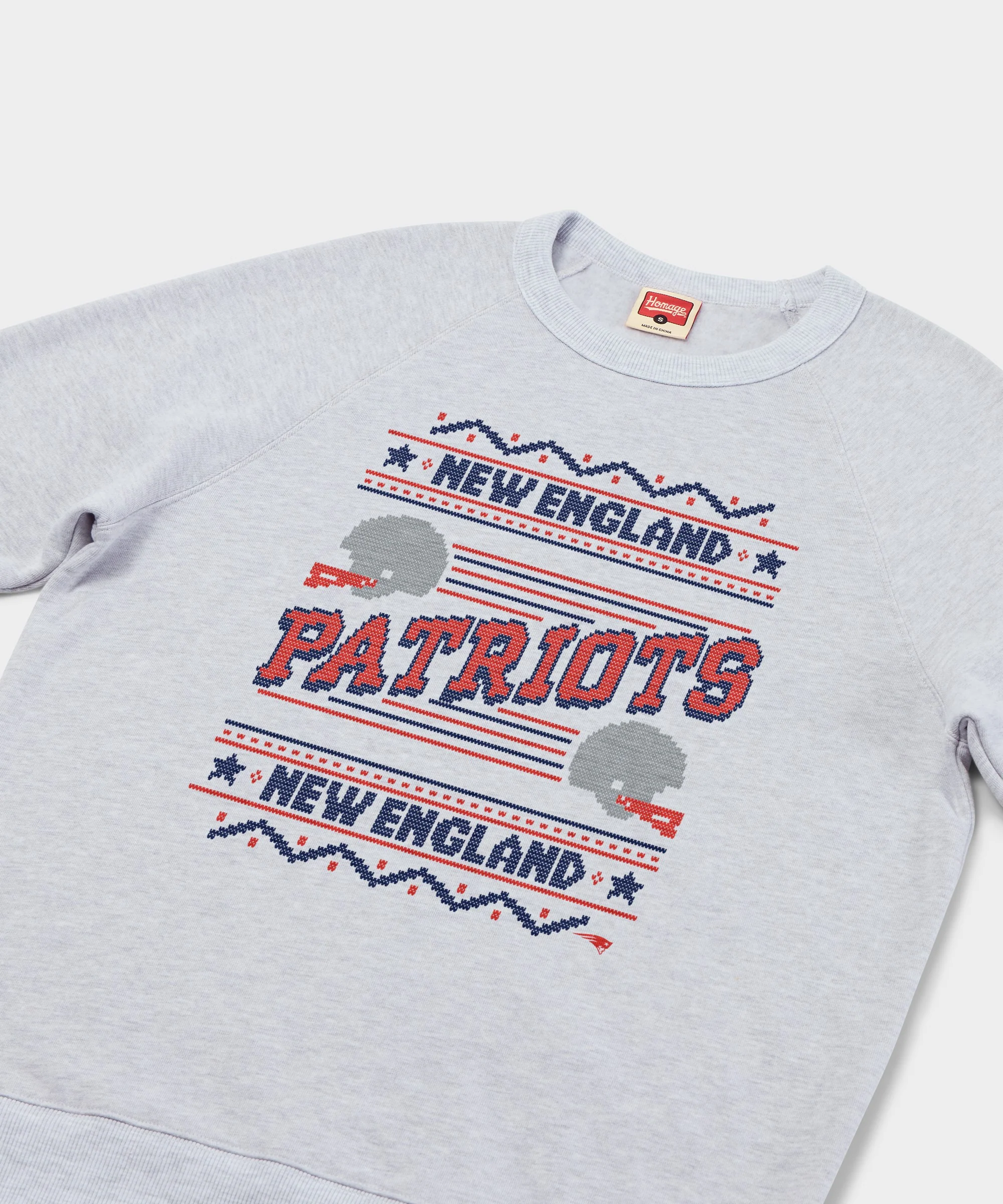 New England Patriots Holiday Crewneck - Image 2