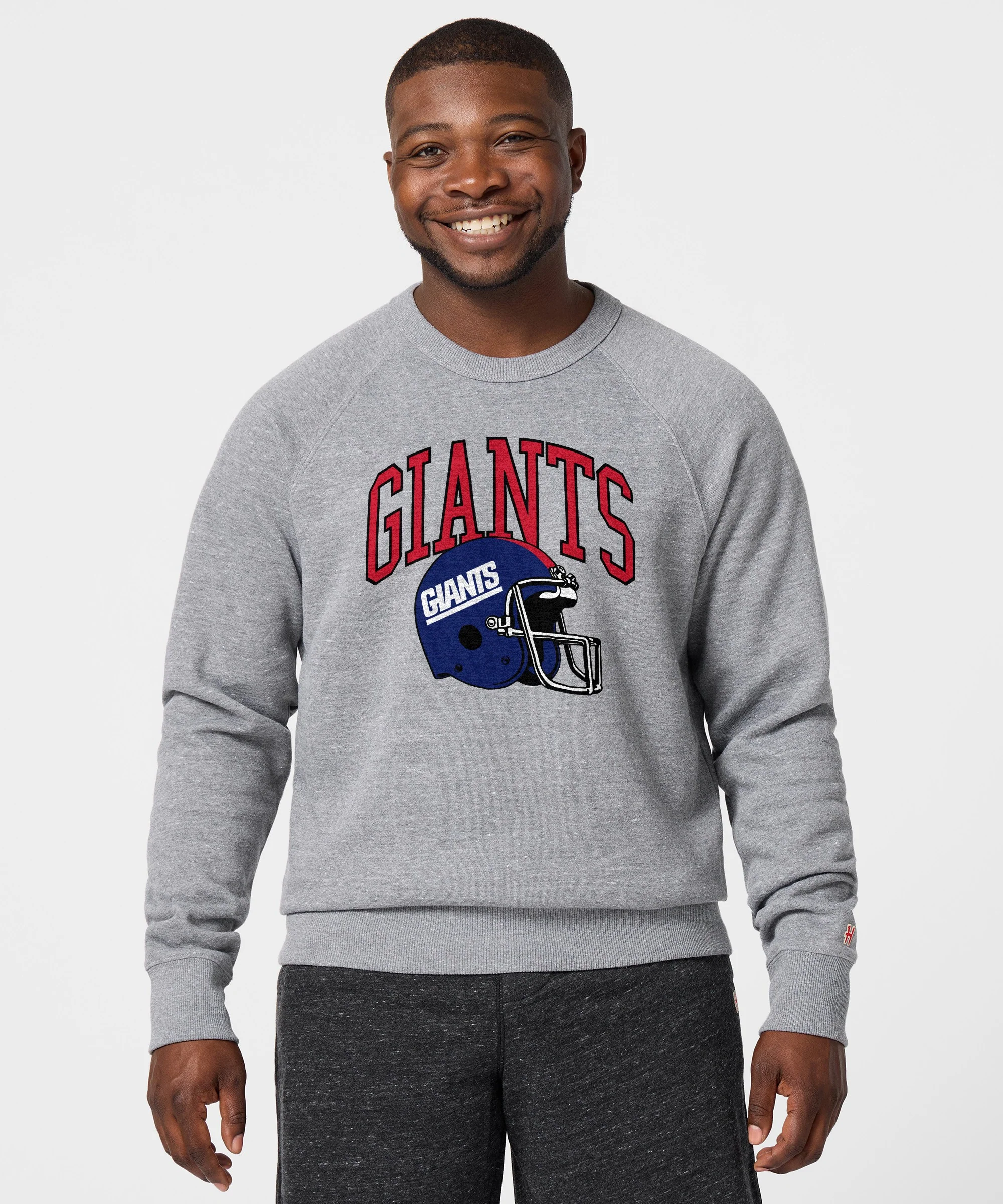New York Giants Helmet Retro Crewneck - Image 3