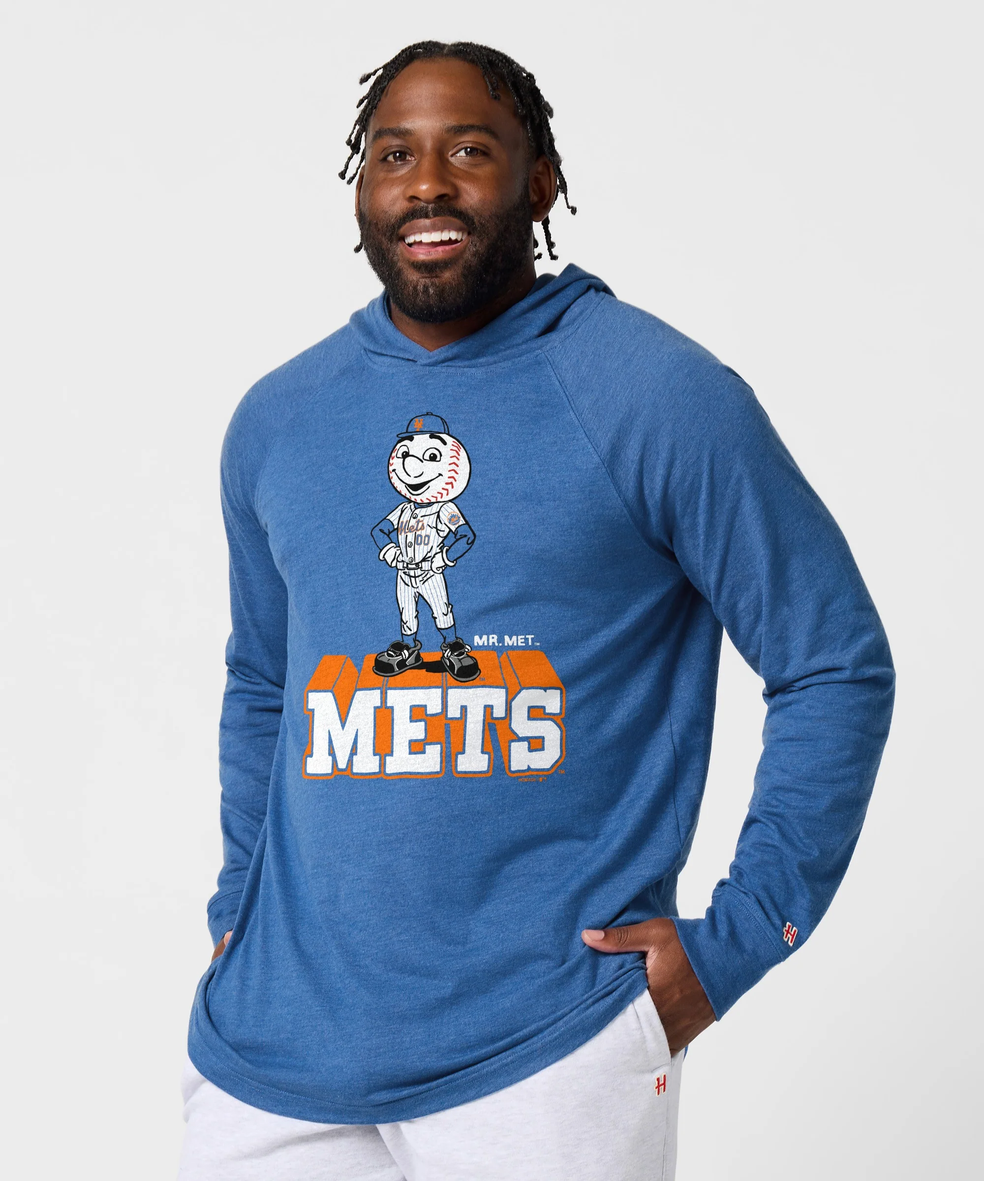 New York Mets Mr. Met Lightweight Hoodie - Image 3