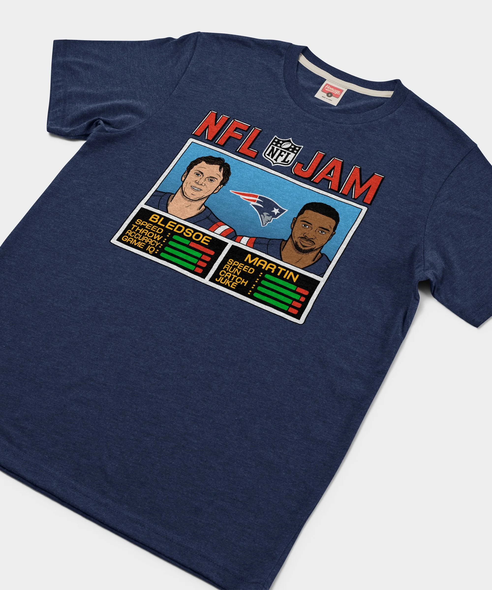 NFL Jam Patriots Bledsoe and Martin - Image 2