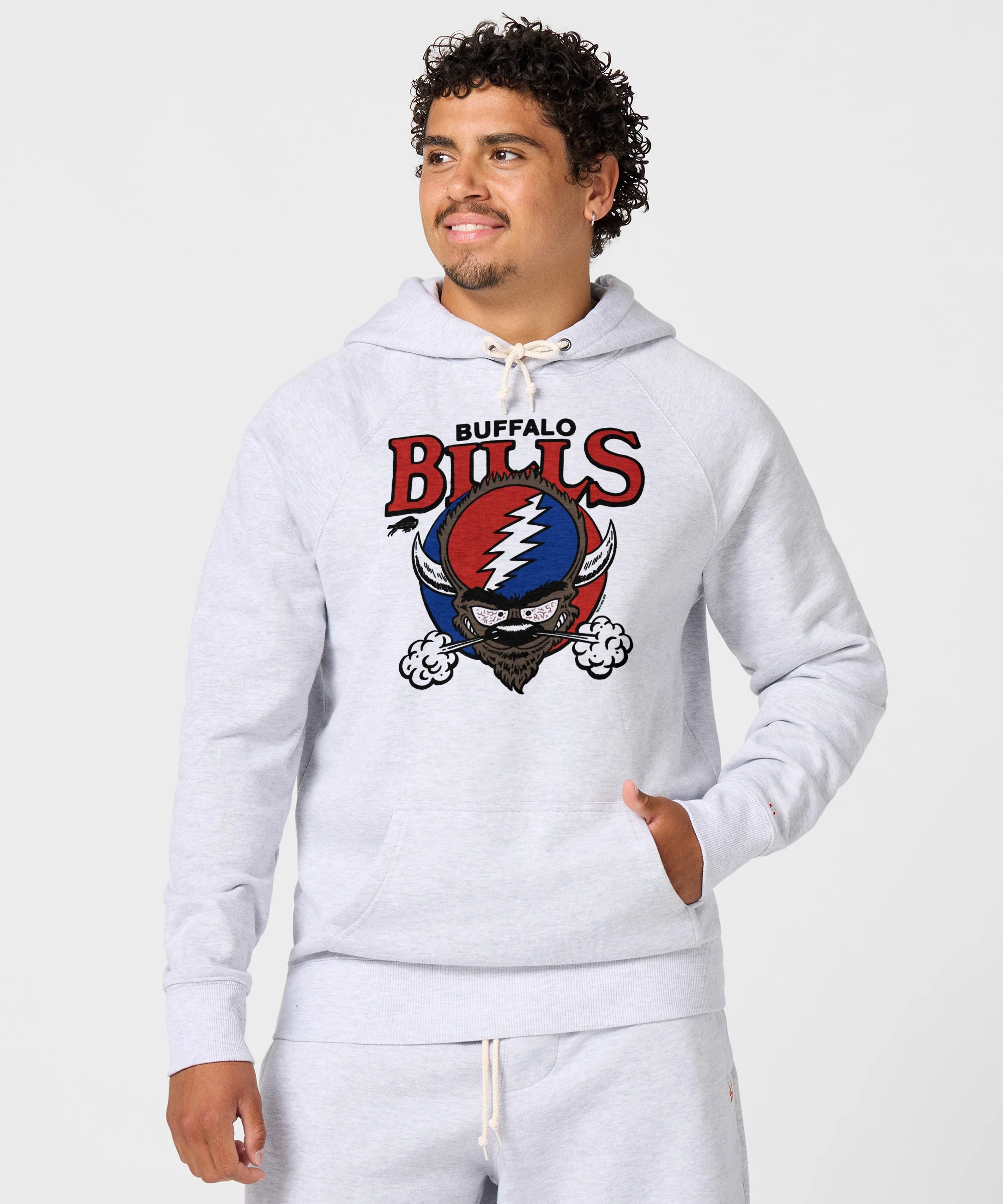 NFL x Grateful Dead x Bills Hoodie - Image 3