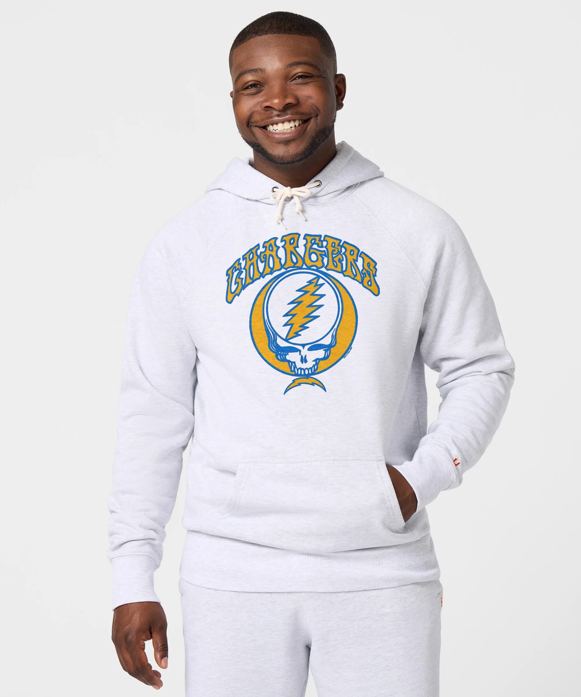 NFL x Grateful Dead x Chargers Hoodie - Image 3