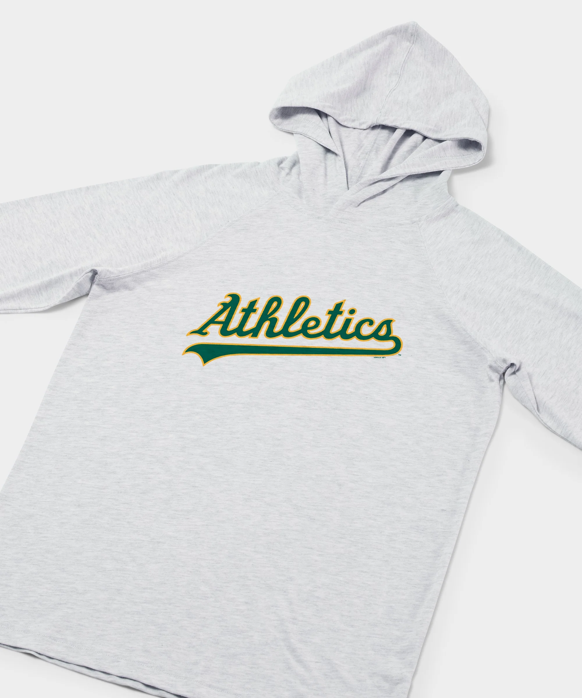 Oakland Athletics Jersey Logo '93 Lightweight Hoodie - Image 2