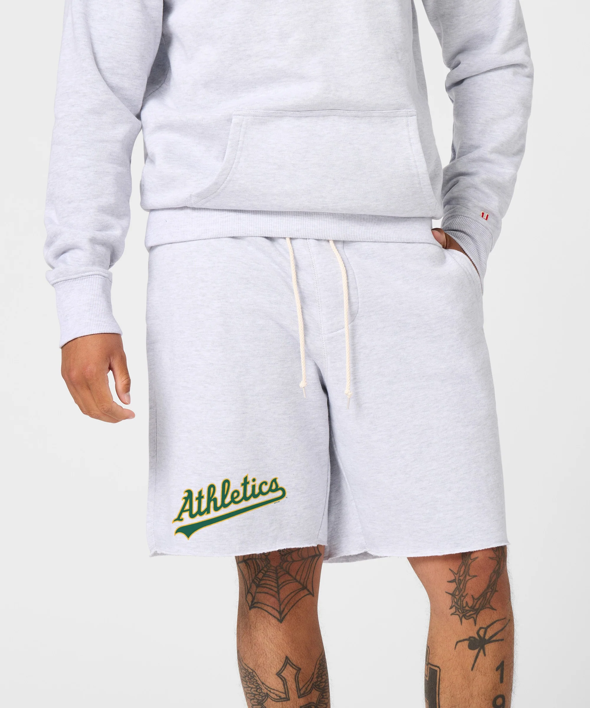 Oakland Athletics Jersey Logo '93 Sweat Shorts - Image 3