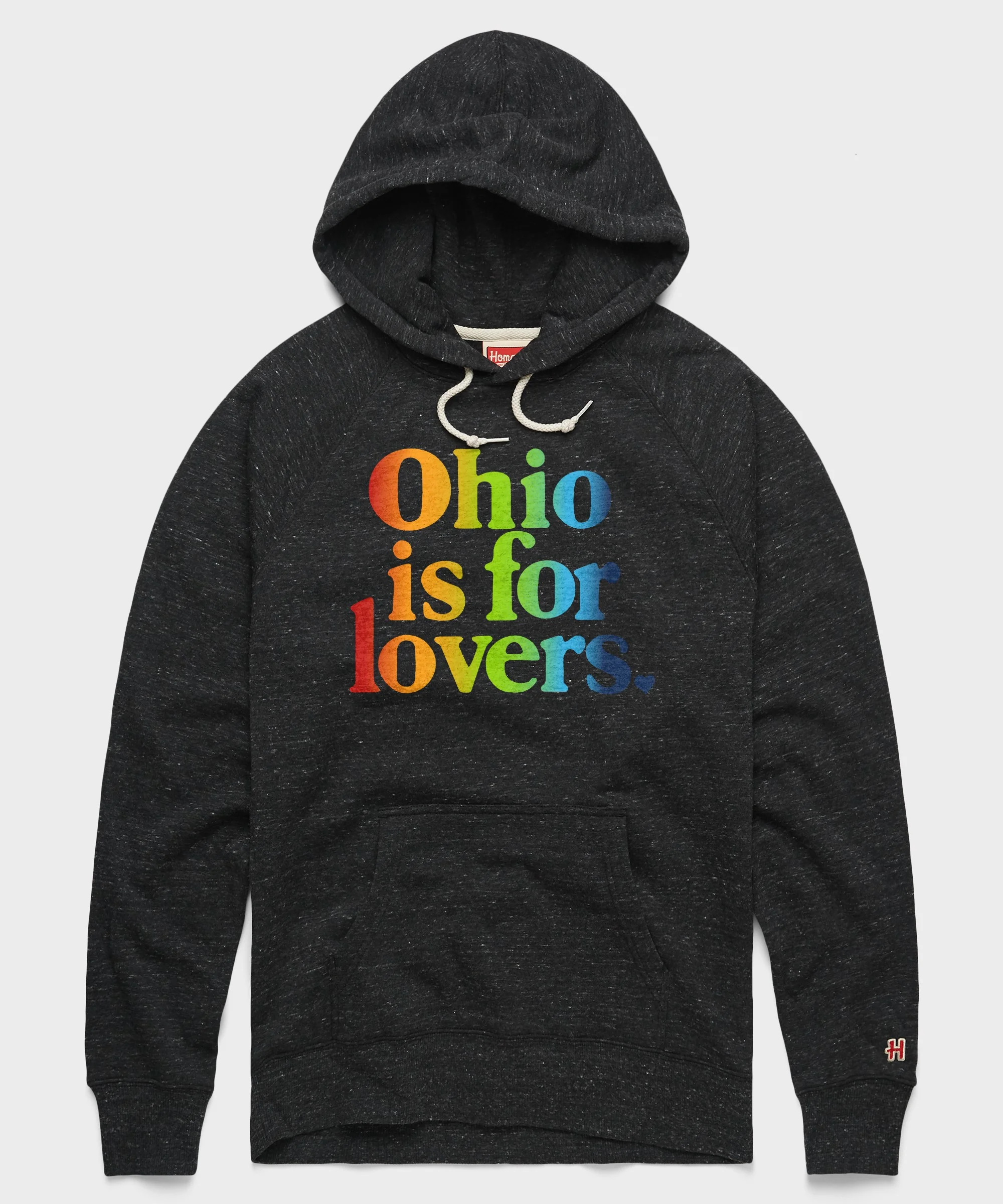 Ohio Is For Lovers Rainbow Hoodie