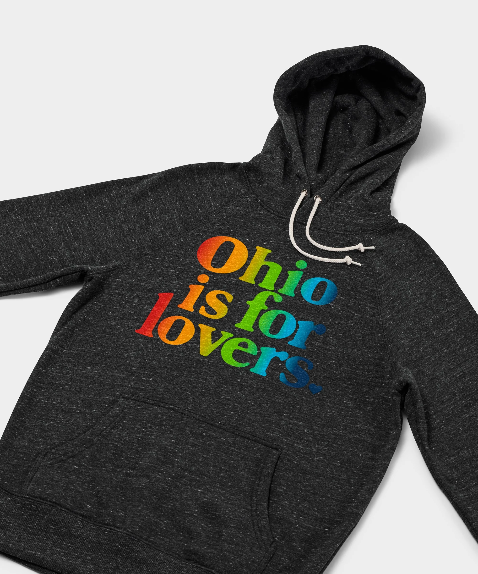 Ohio Is For Lovers Rainbow Hoodie - Image 2