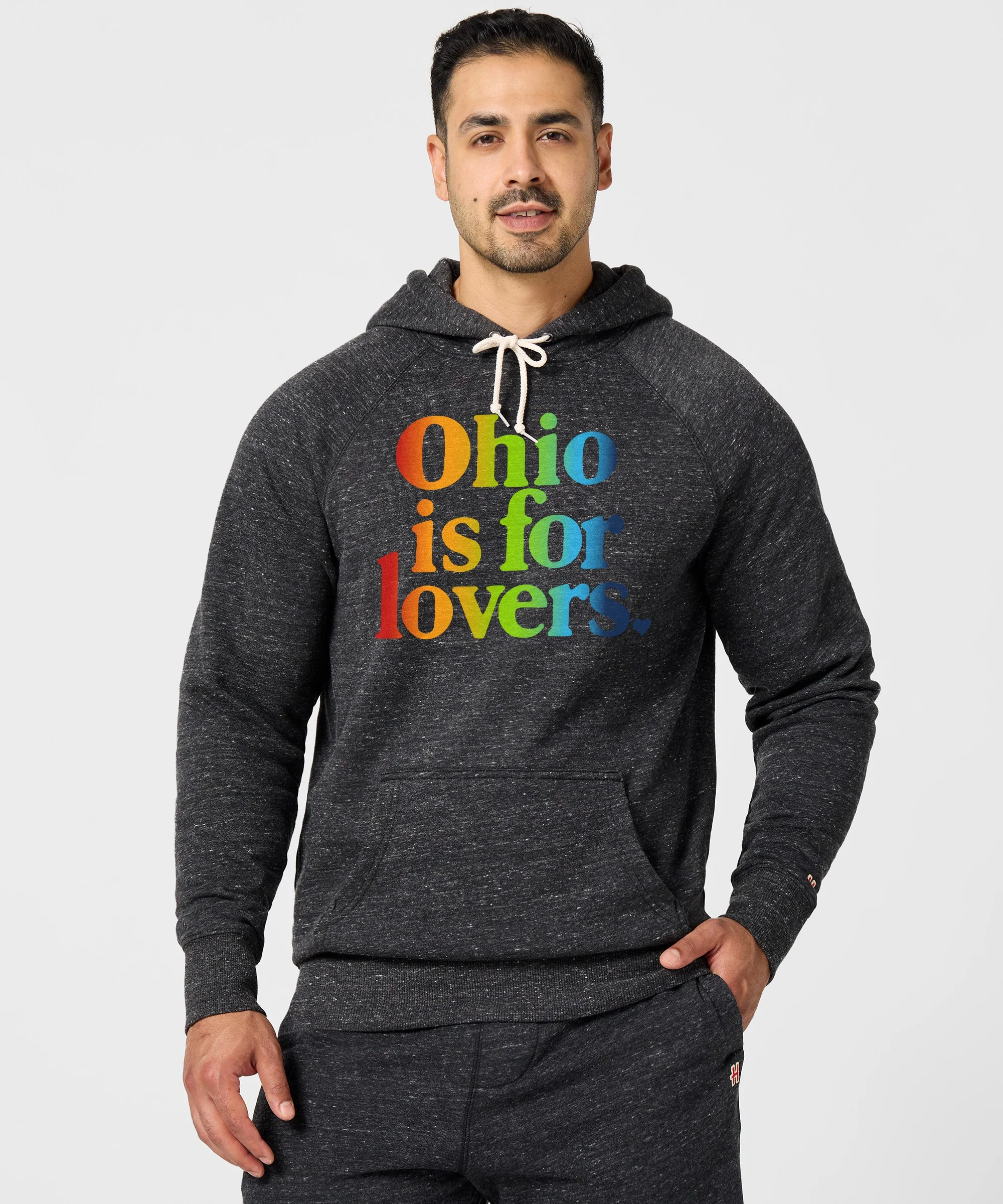Ohio Is For Lovers Rainbow Hoodie - Image 3