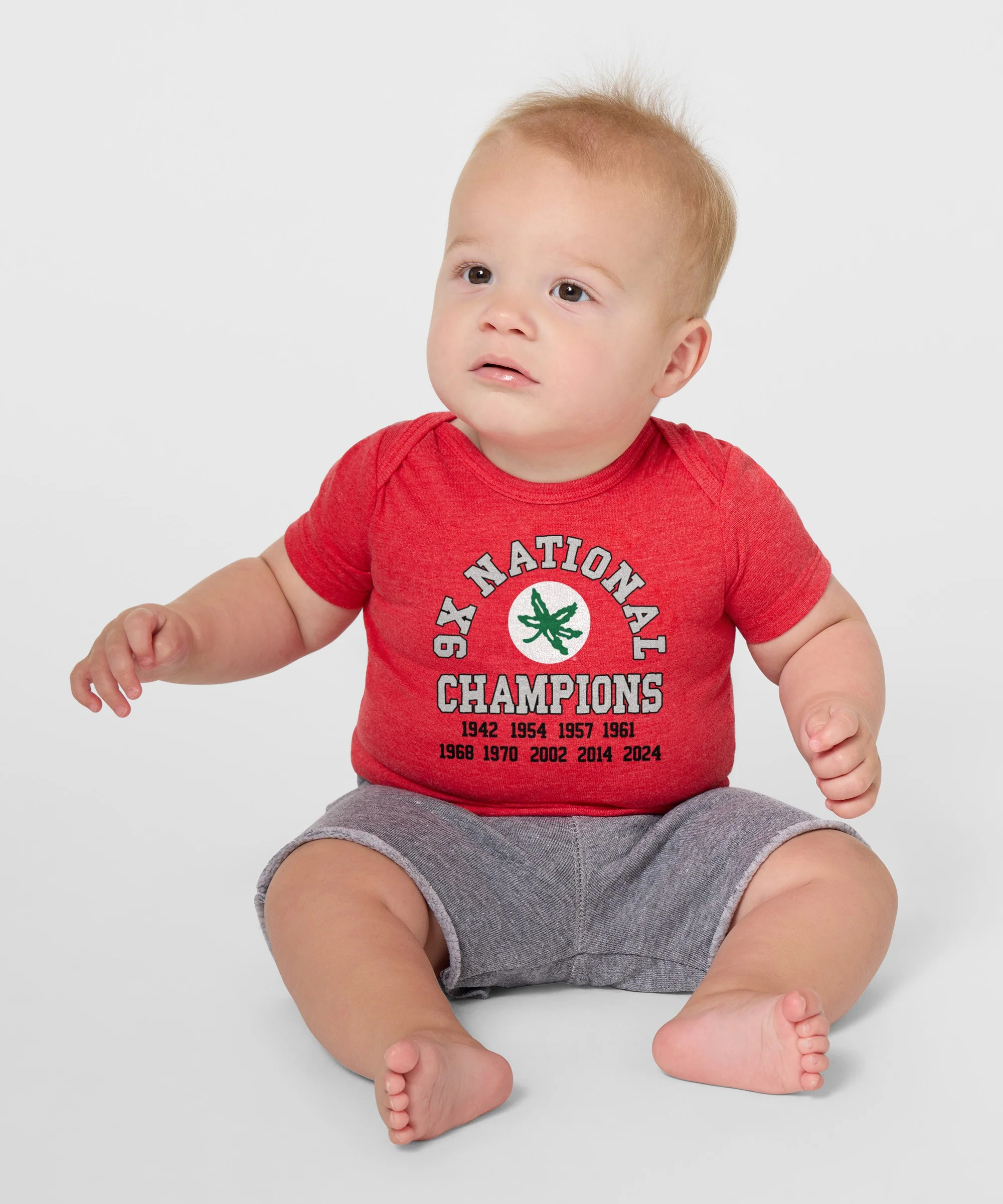 Ohio State 9x National Champions Baby One Piece - Image 3