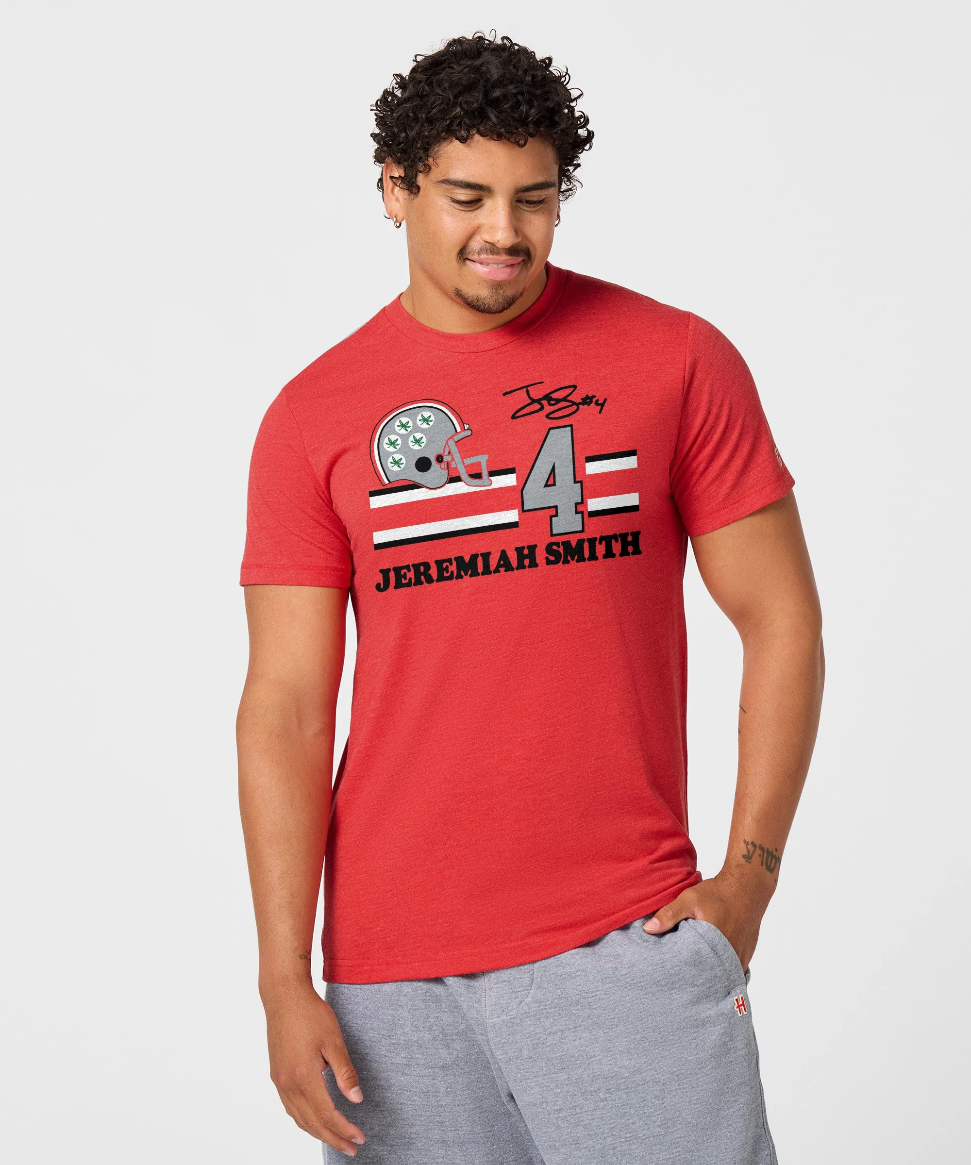 Ohio State Jeremiah Smith Signature Jersey - Image 3