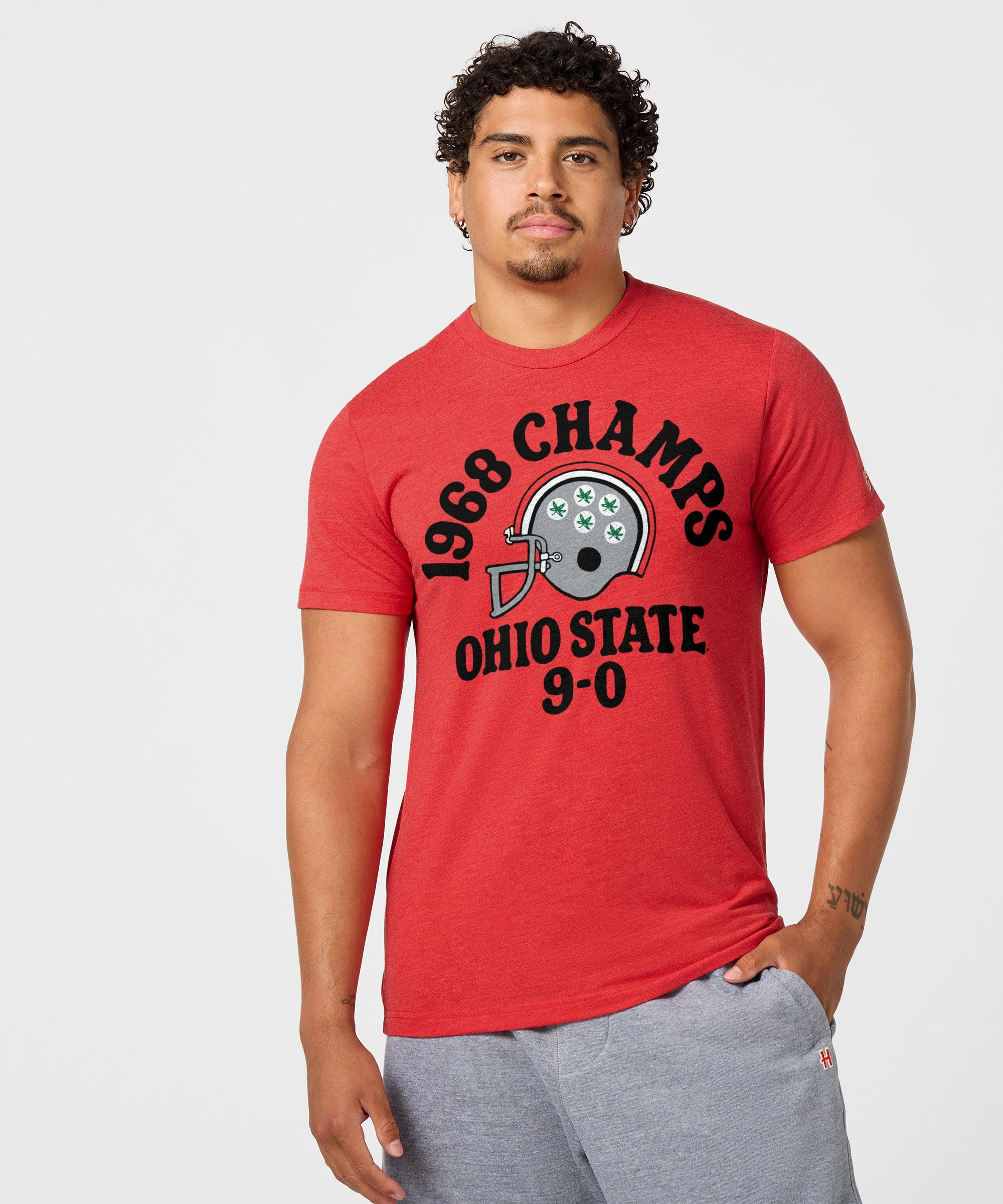 Ohio State National Champs 1968 9-0 T-Shirt - Image 3