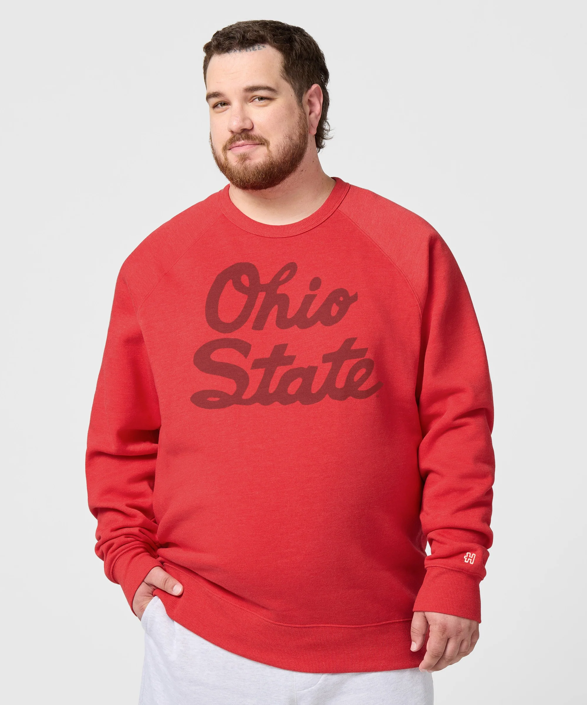 OSU 1942 All Scarlet Crewneck - Image 3