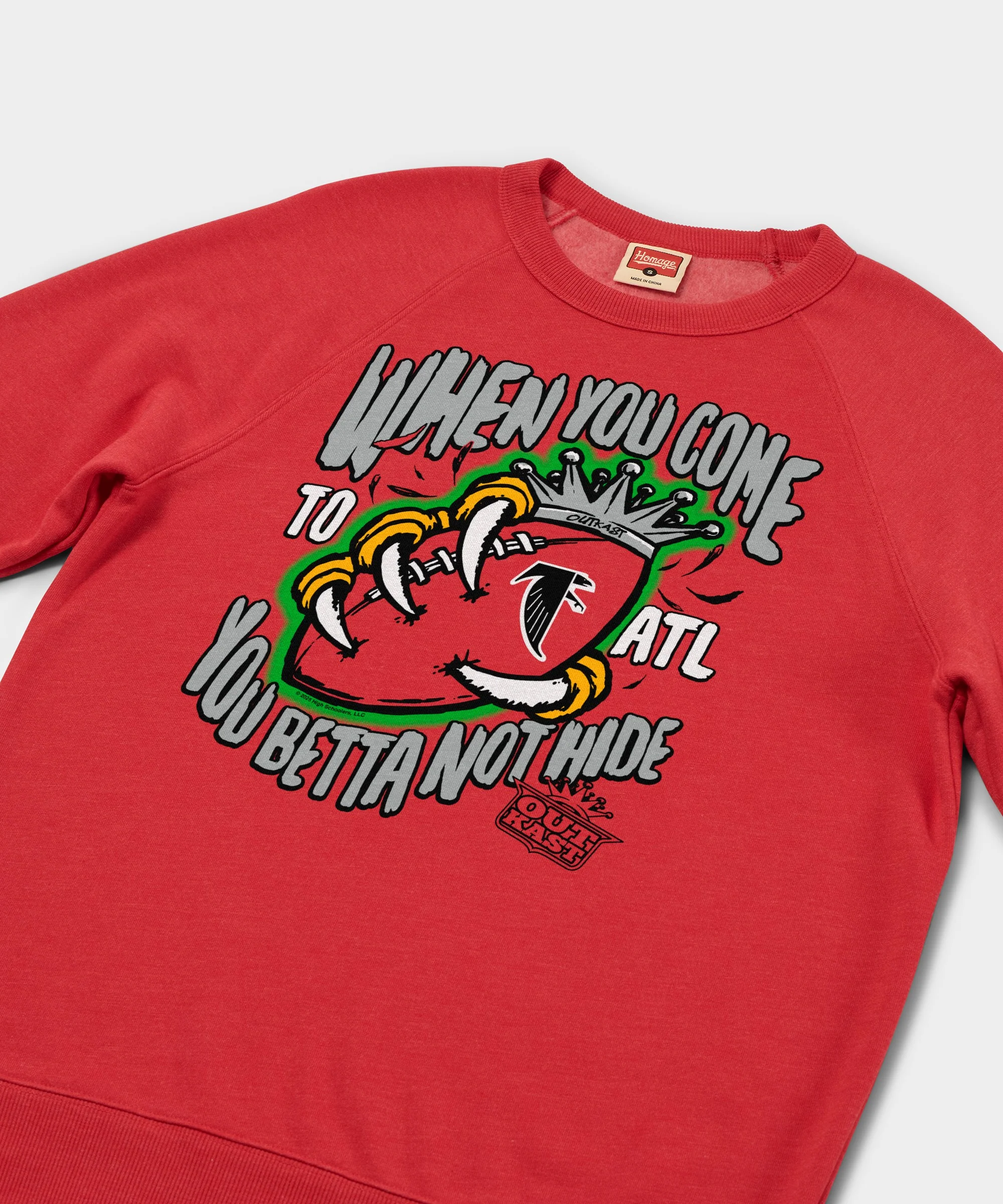 Outkast x Atlanta Falcons You Betta Not Hide Crewneck - Image 2