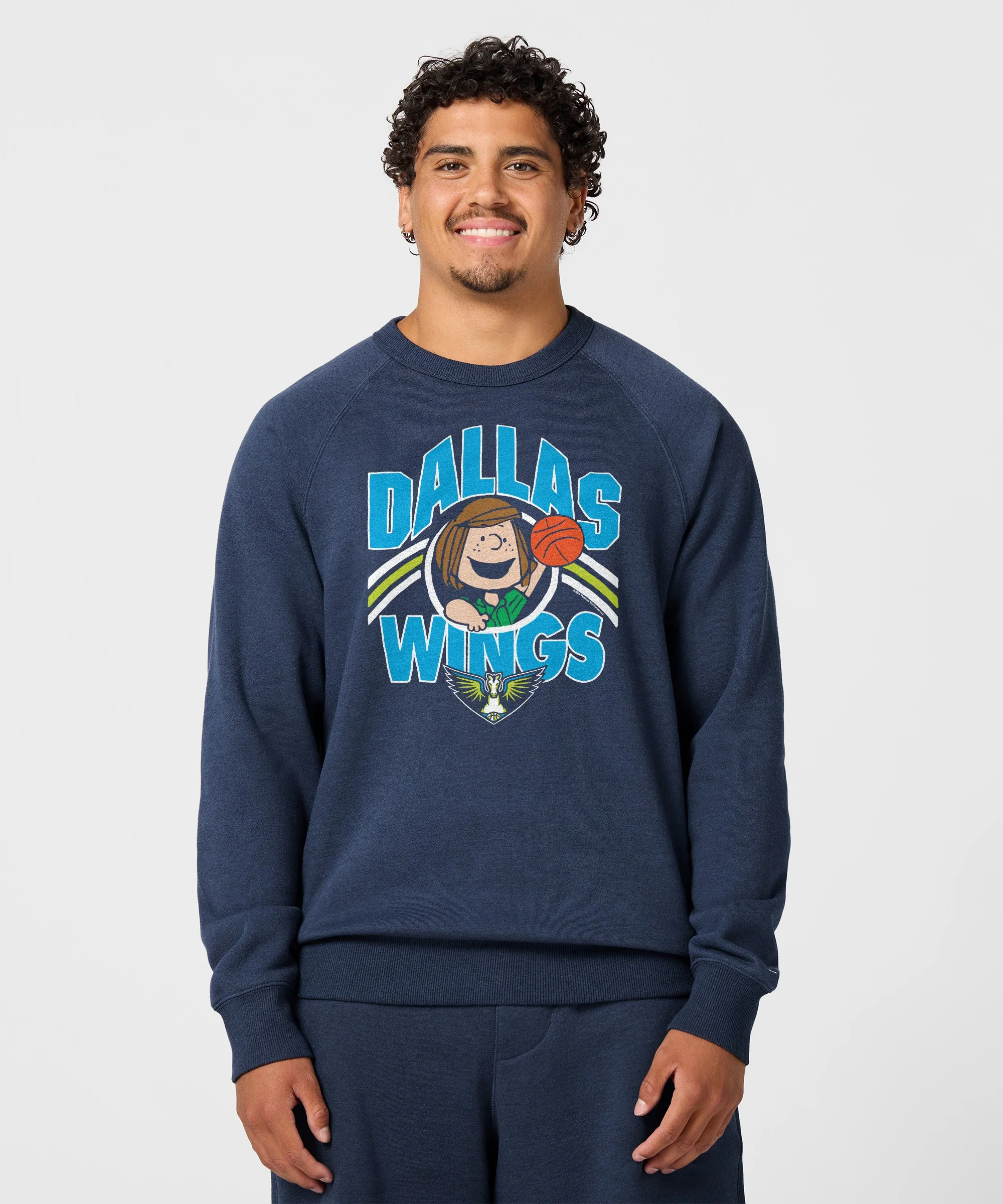 Peanuts Peppermint Patty x Dallas Wings Crewneck - Image 3