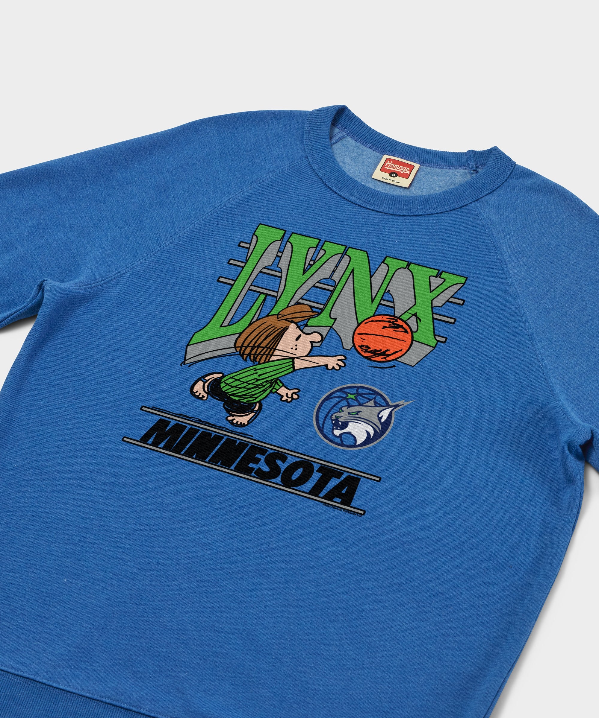 Peanuts Peppermint Patty x Minnesota Lynx Crewneck - Image 2