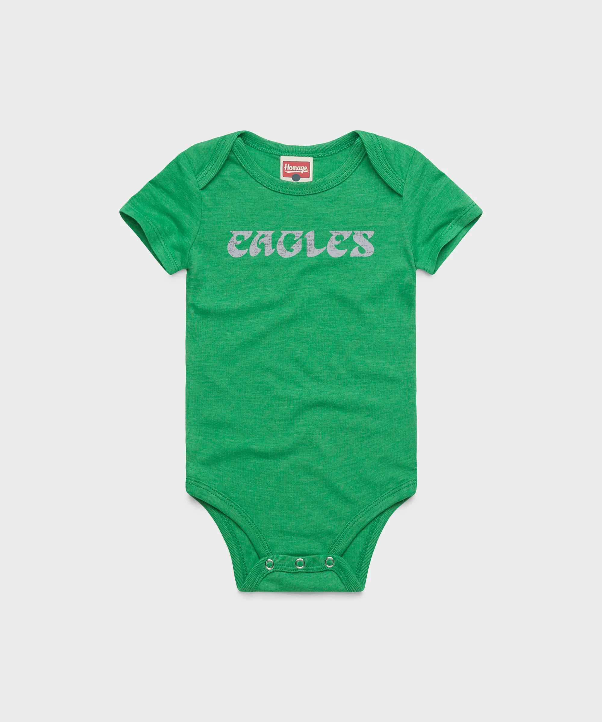 Philadelphia Eagles Wordmark '73 Baby One Piece