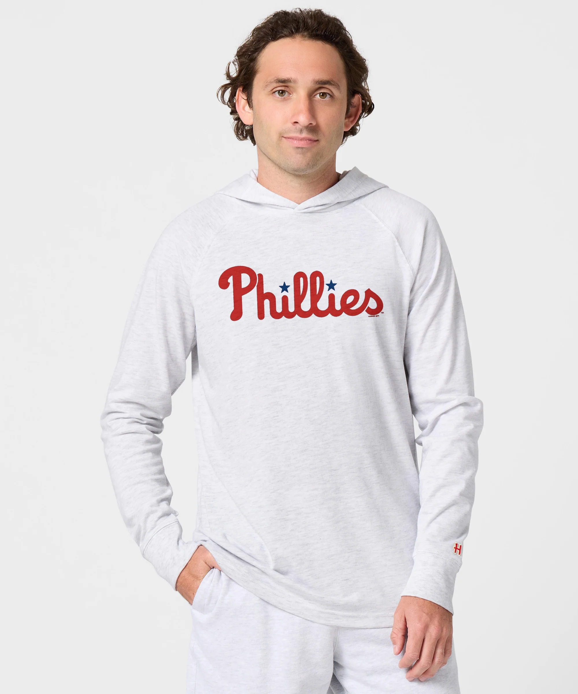 Philadelphia Phillies Jersey Logo '19 Lightweight Hoodie - Image 3