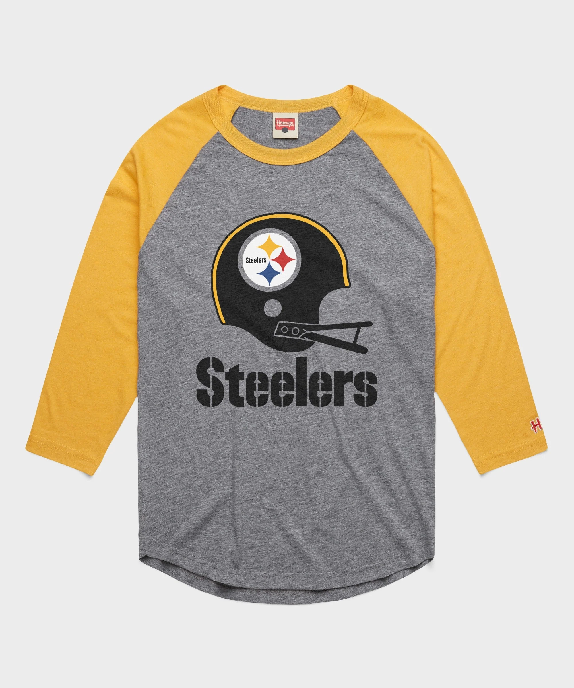 Pittsburgh Steelers Big Helmet Raglan