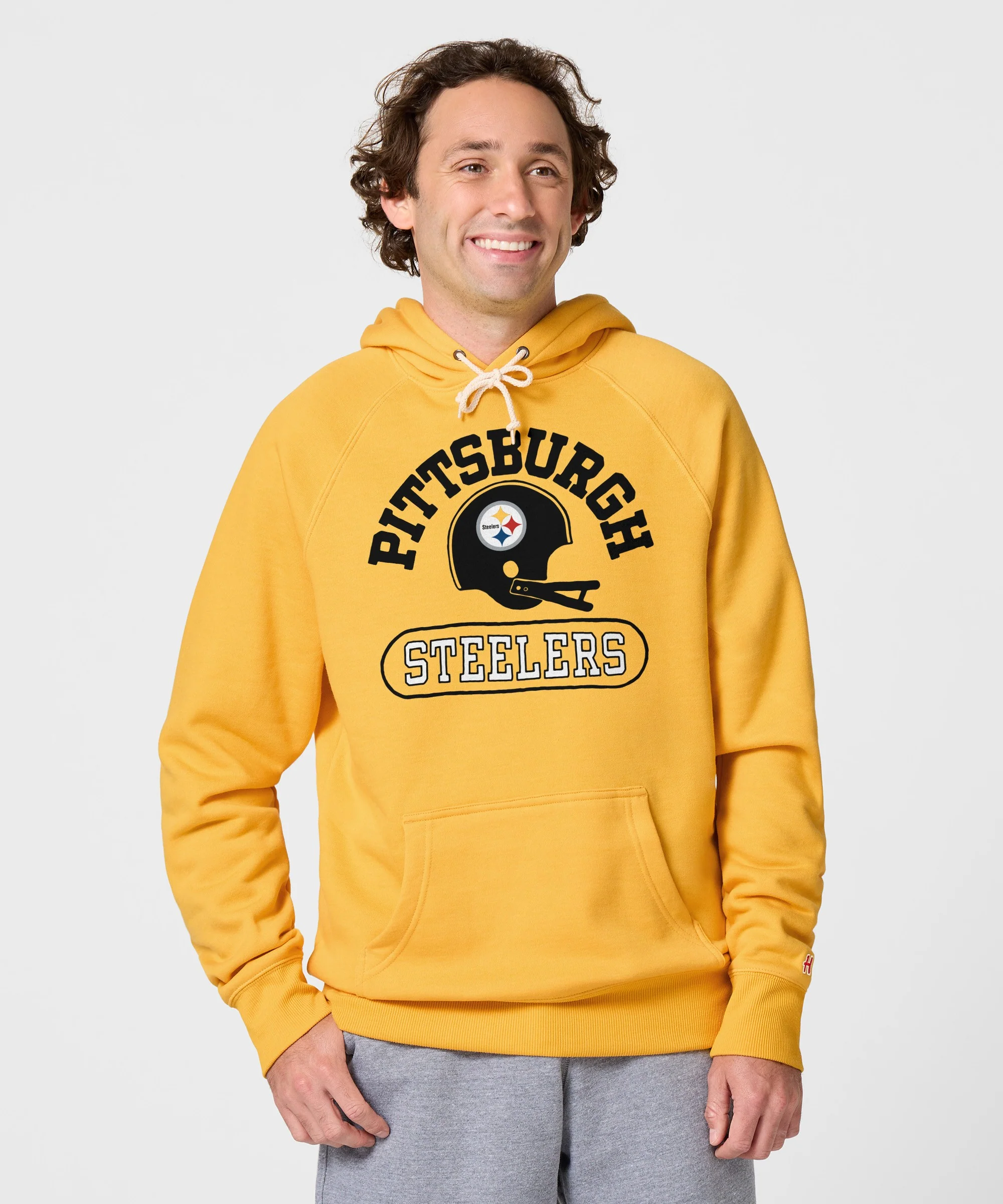 Pittsburgh Steelers Throwback Helmet Hoodie - Image 3