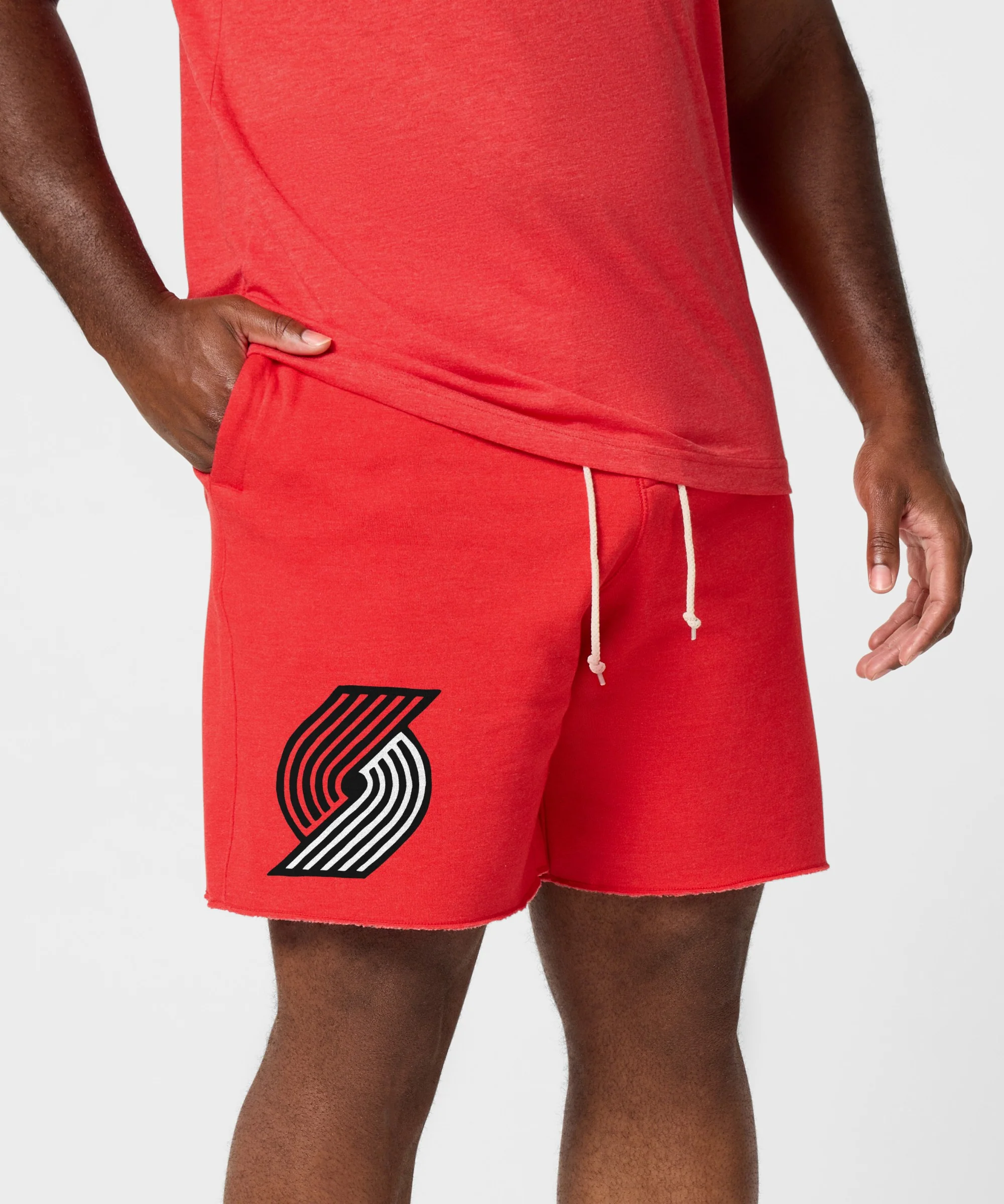Portland Trail Blazers Logo Sweat Shorts - Image 3
