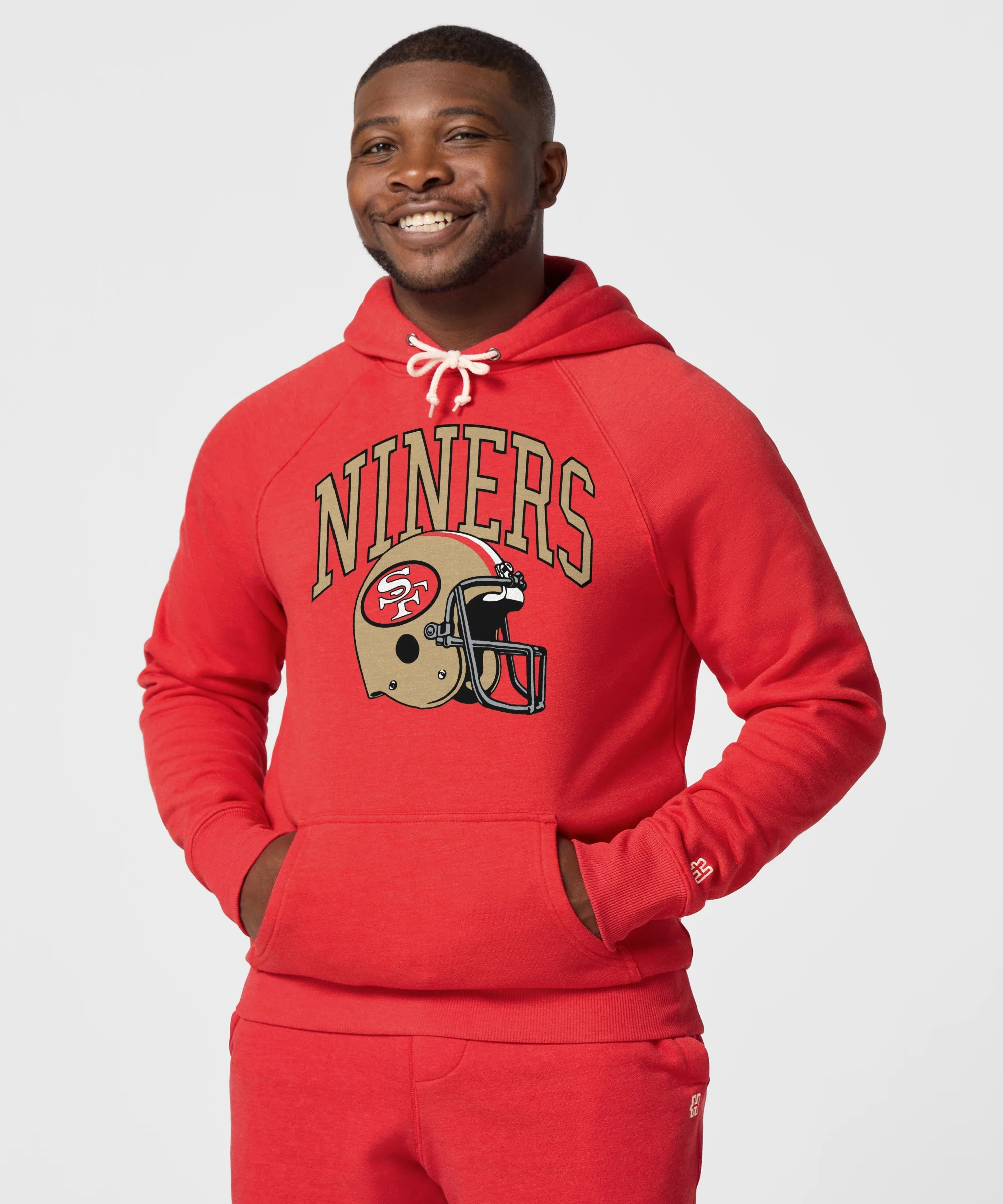 San Francisco 49ers Helmet Retro Hoodie - Image 3