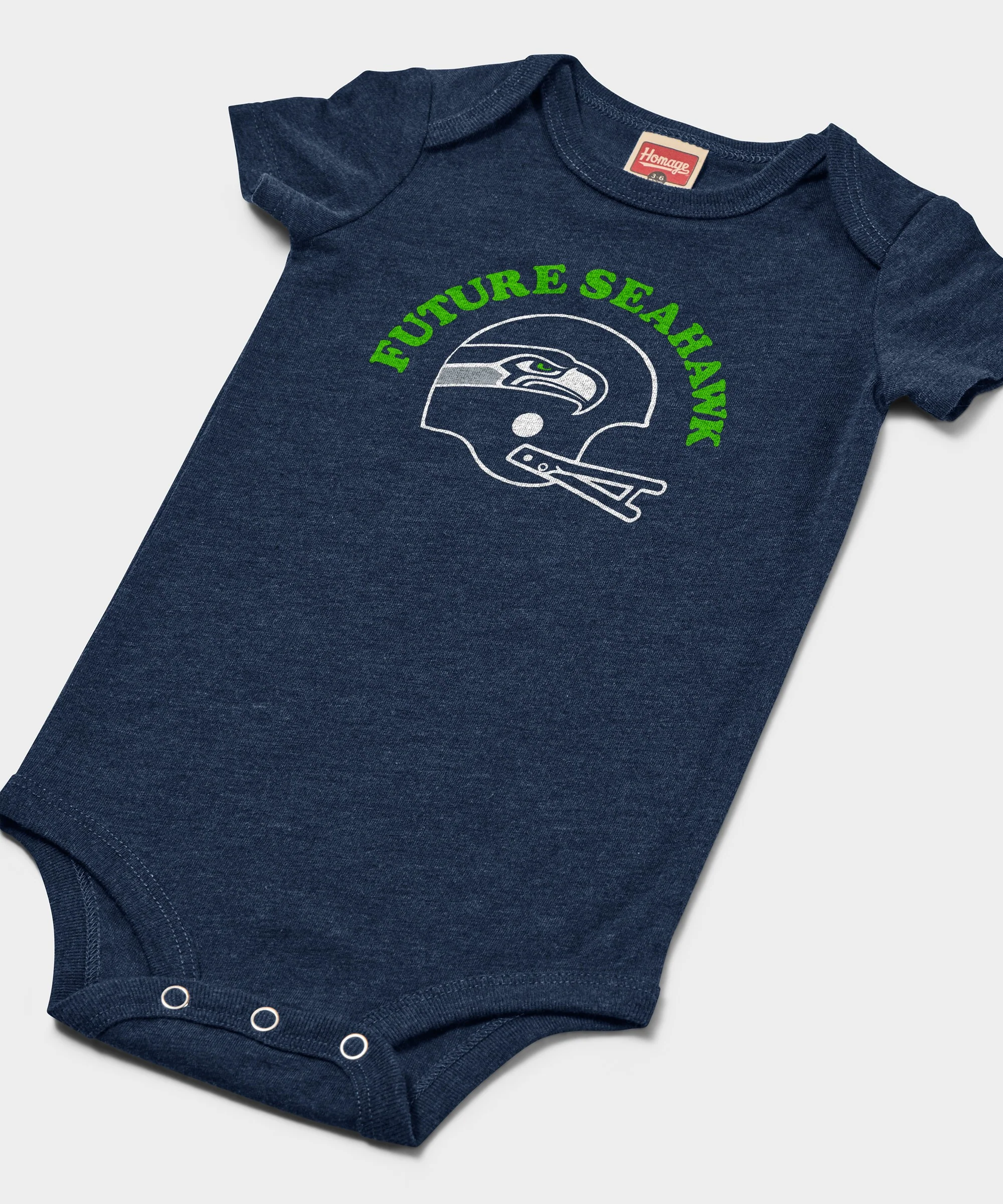 Seattle Seahawks Future Seahawk Baby One Piece - Image 2