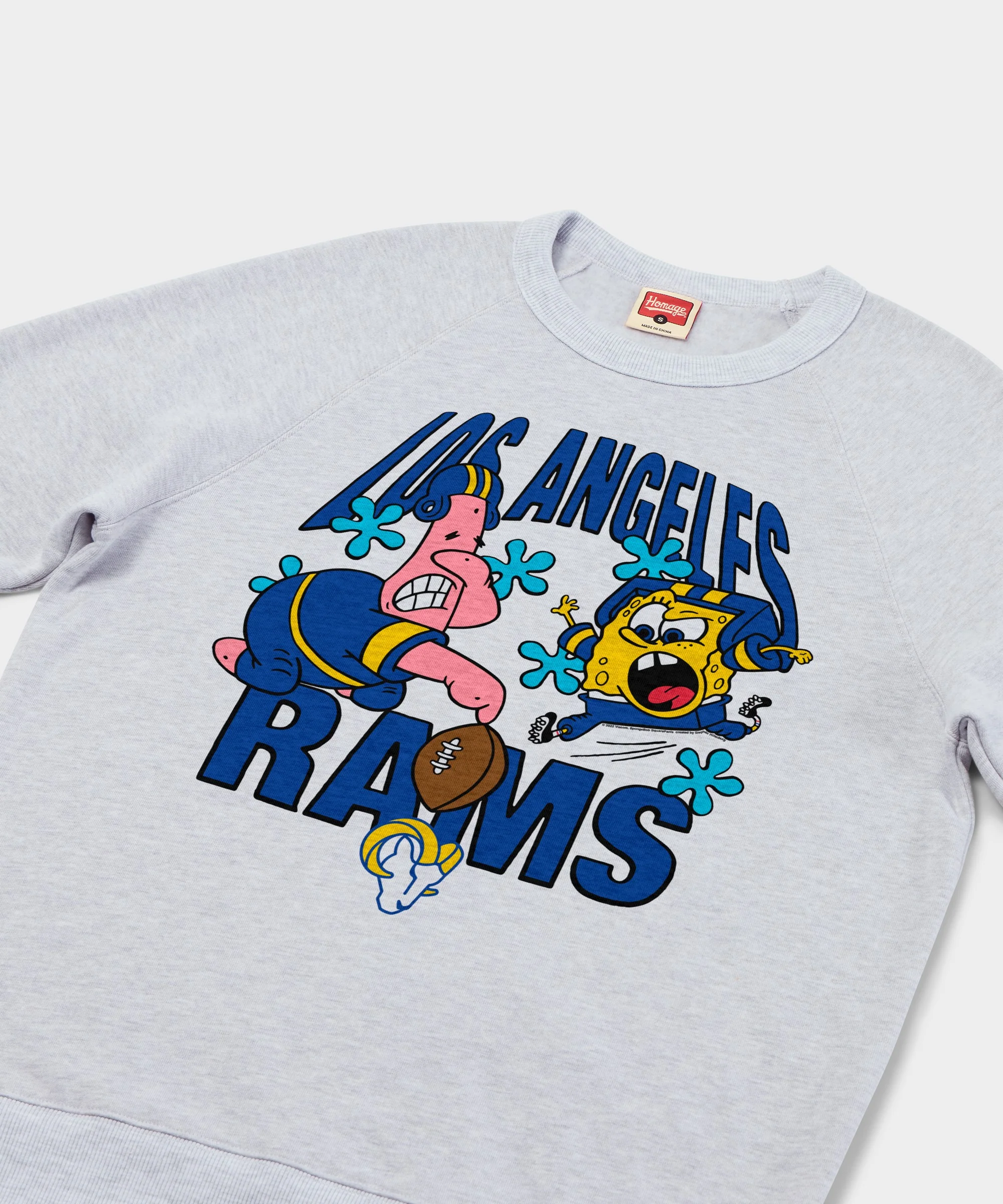 SpongeBob And Patrick X LA Rams Crewneck - Image 2