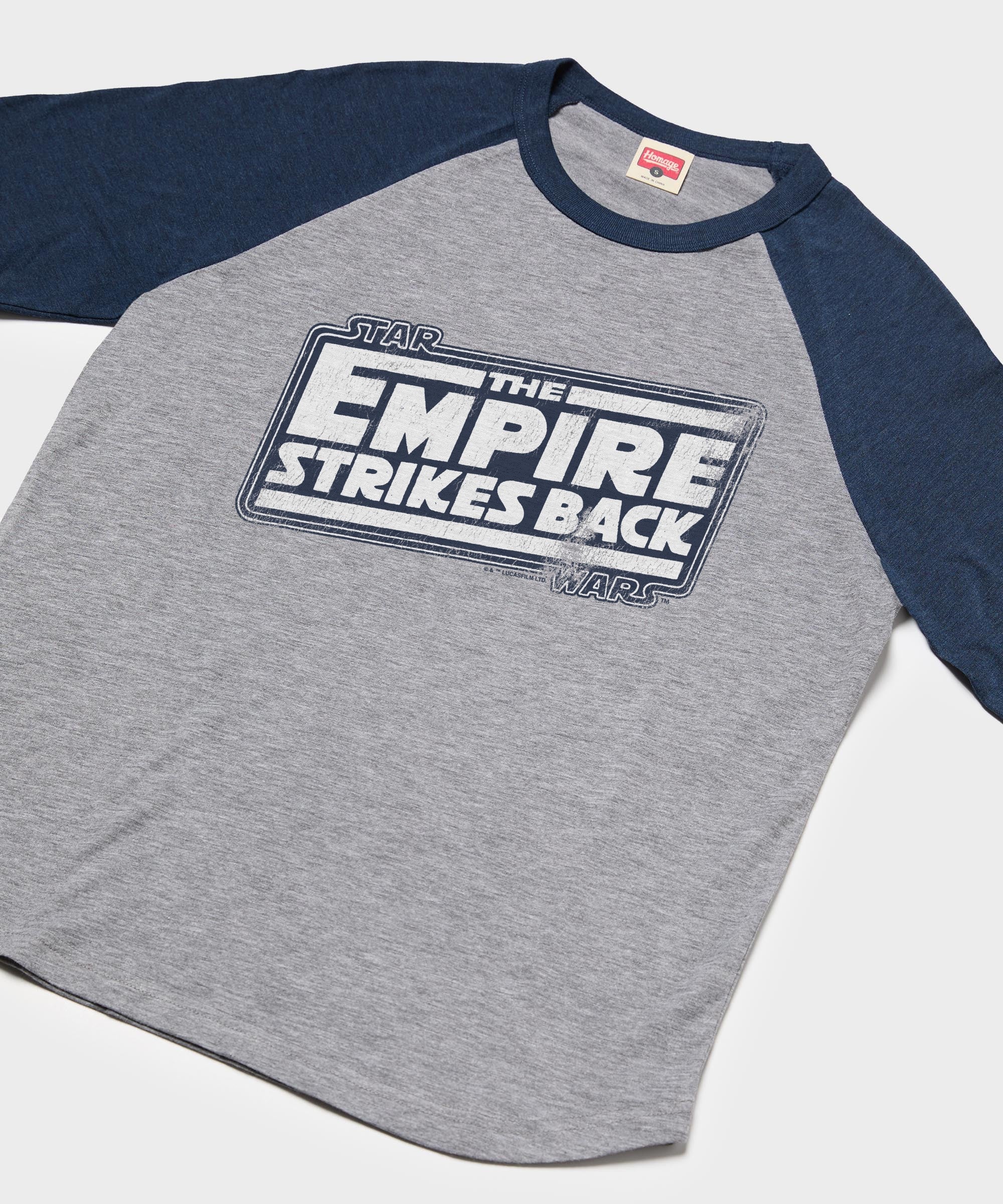 Star Wars The Empire Strikes Back Logo Raglan - Image 2