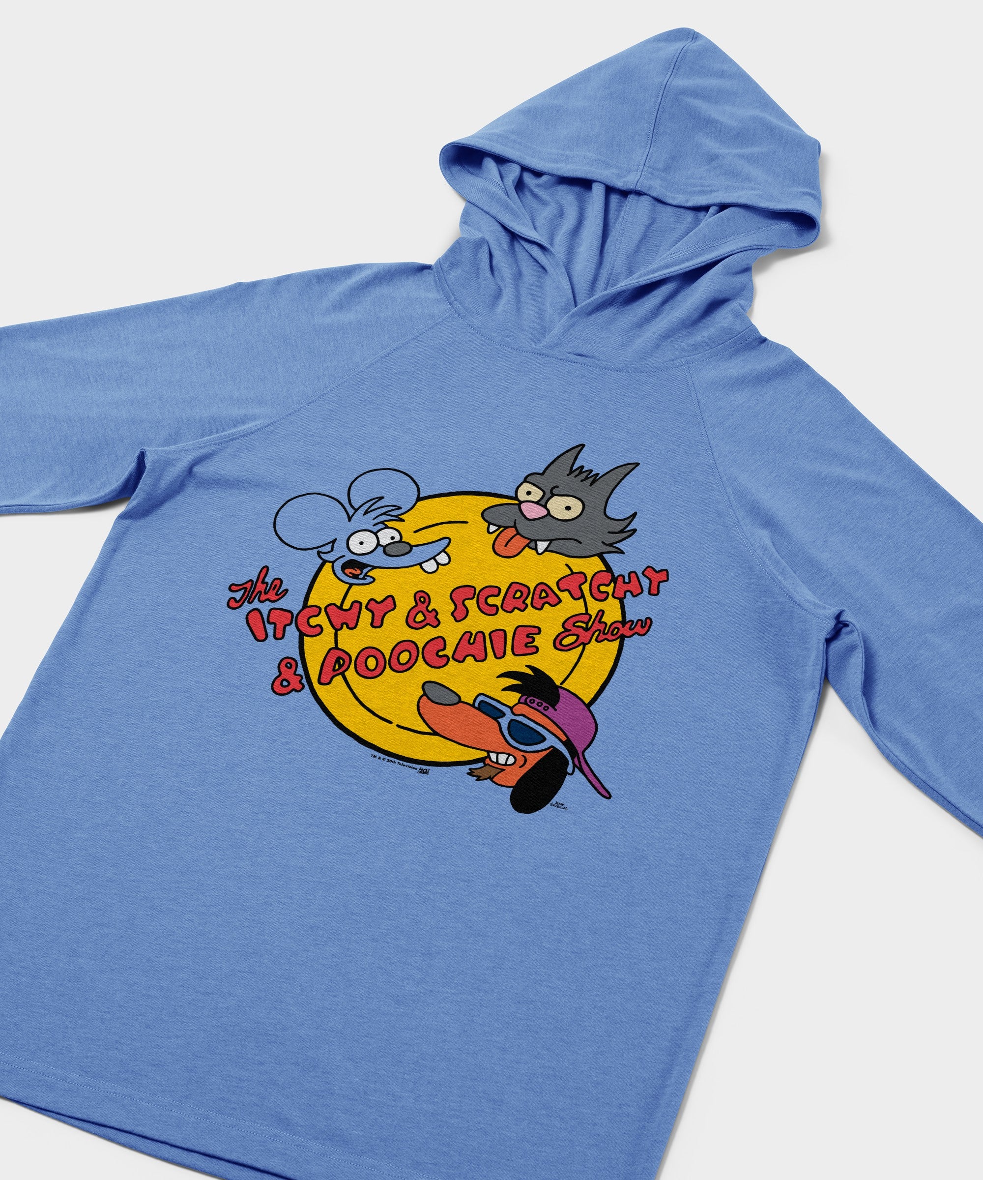 The Simpsons The Itchy And Scratchy And Poochie Show Lightweight Hoodie - Image 2