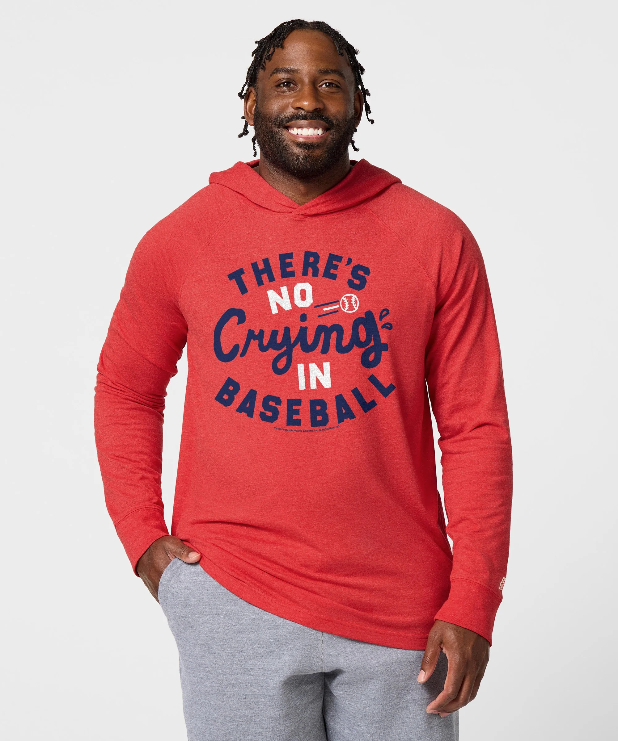 There's No CryIng In Baseball Lightweight Hoodie - Image 5