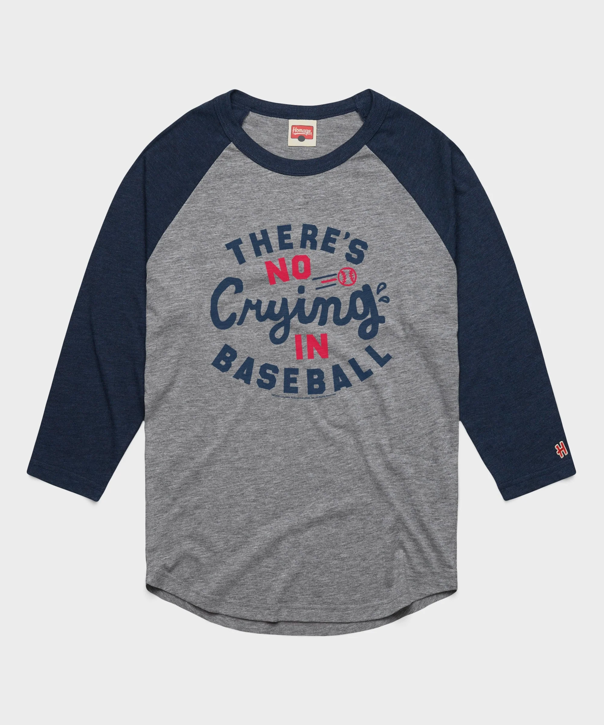 There's No Crying In Baseball Raglan